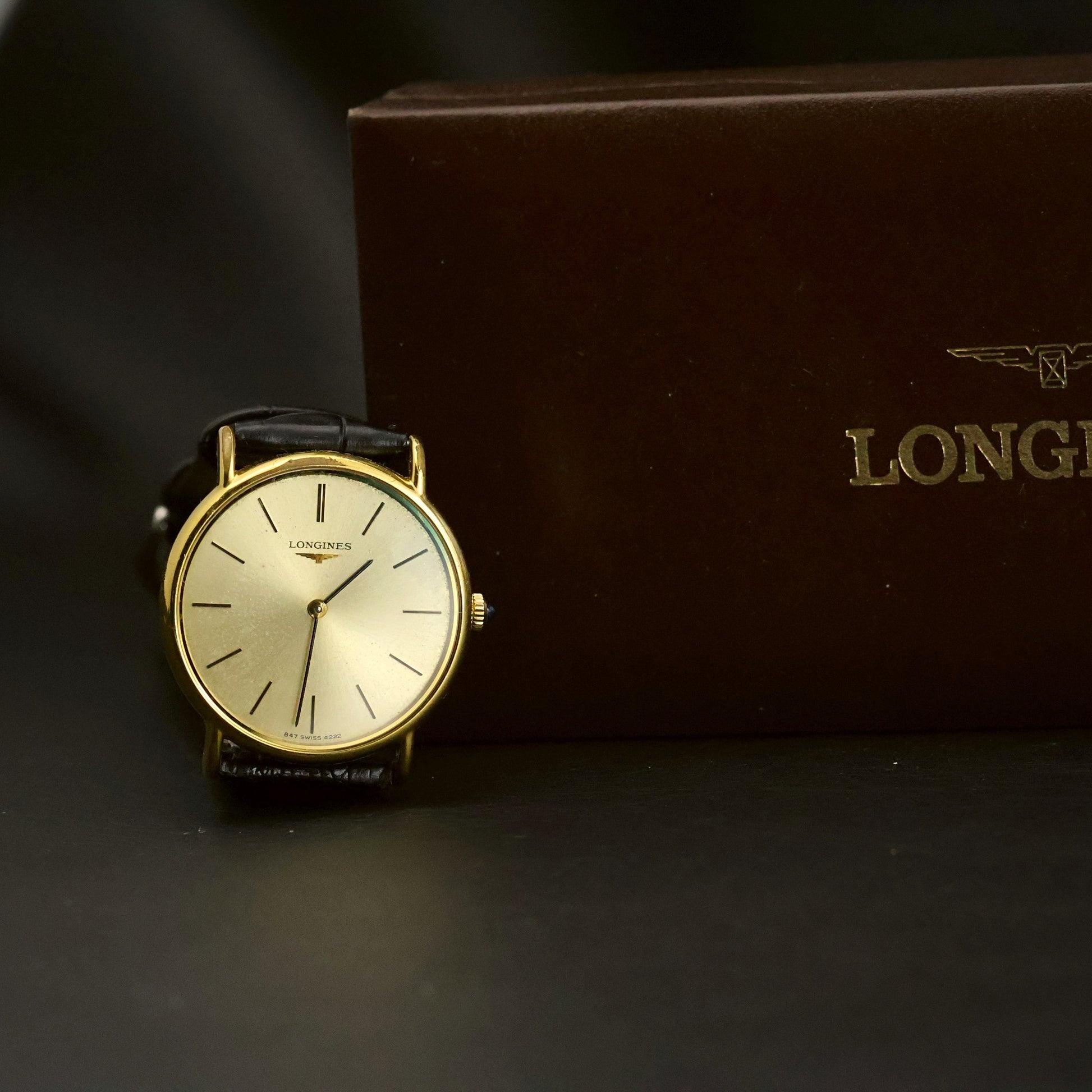 Longines Cal. 847 Dress Watch | Champagne Dial | Gold | Boxed