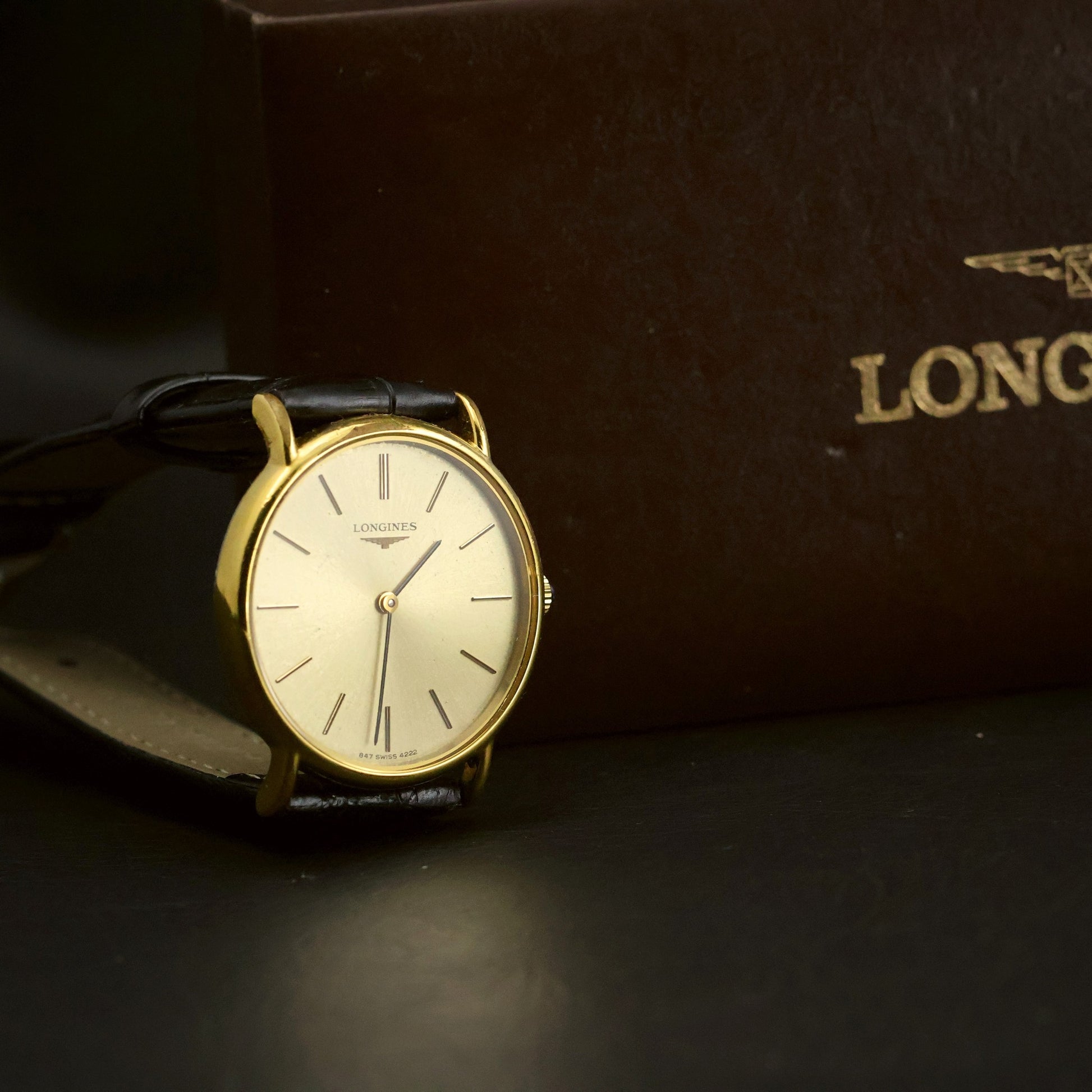 Longines Cal. 847 Dress Watch | Champagne Dial | Gold | Boxed