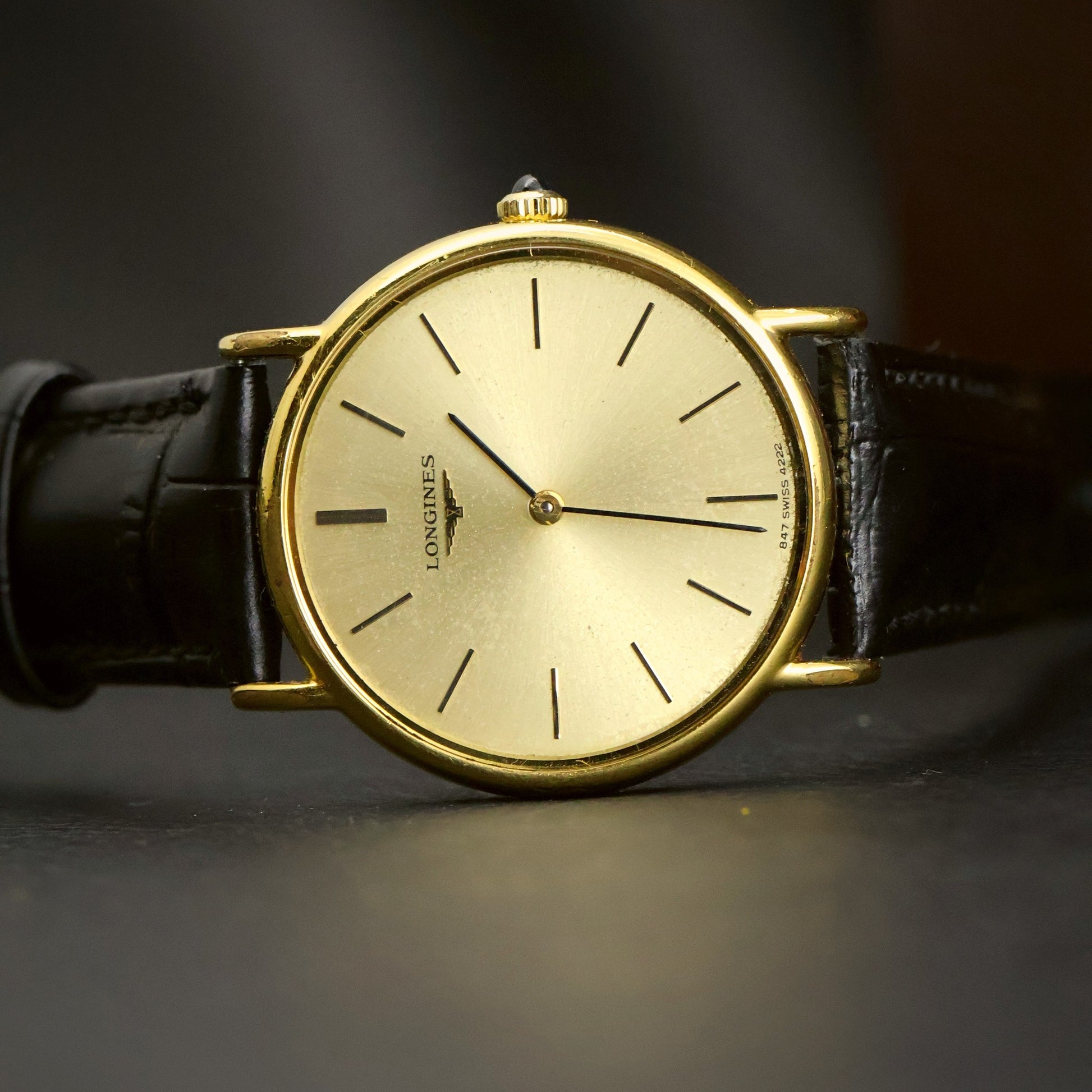 Longines Cal. 847 Dress Watch | Champagne Dial | Gold | Boxed