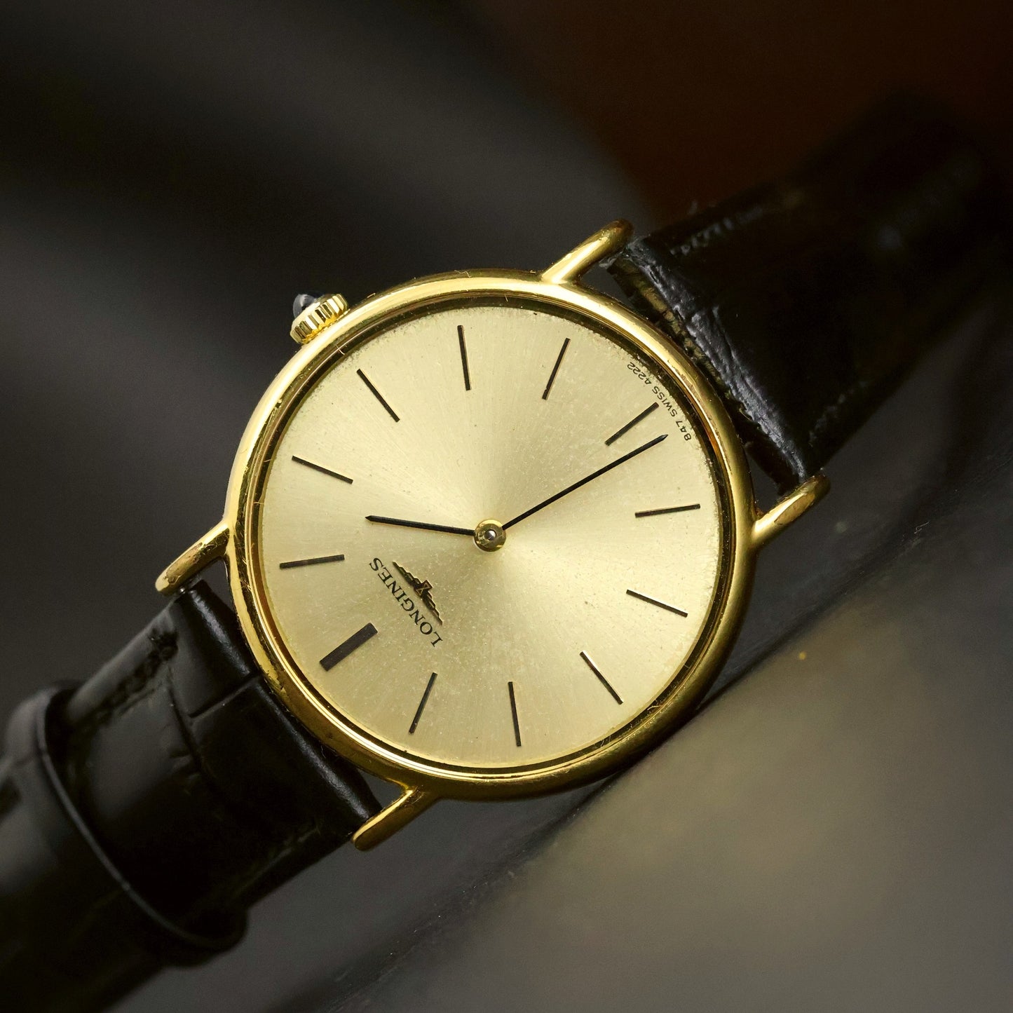 Longines Cal. 847 Dress Watch | Champagne Dial | Gold | Boxed