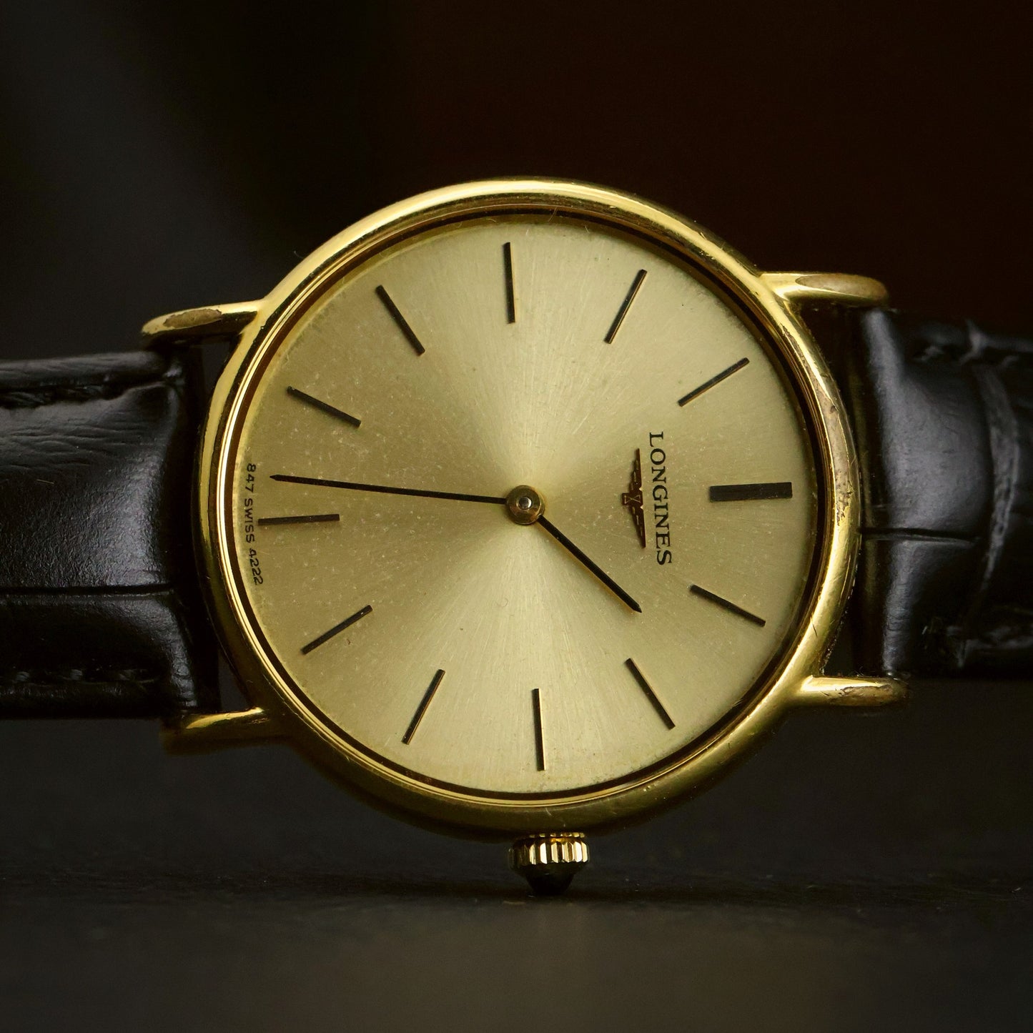 Longines Cal. 847 Dress Watch | Champagne Dial | Gold | Boxed