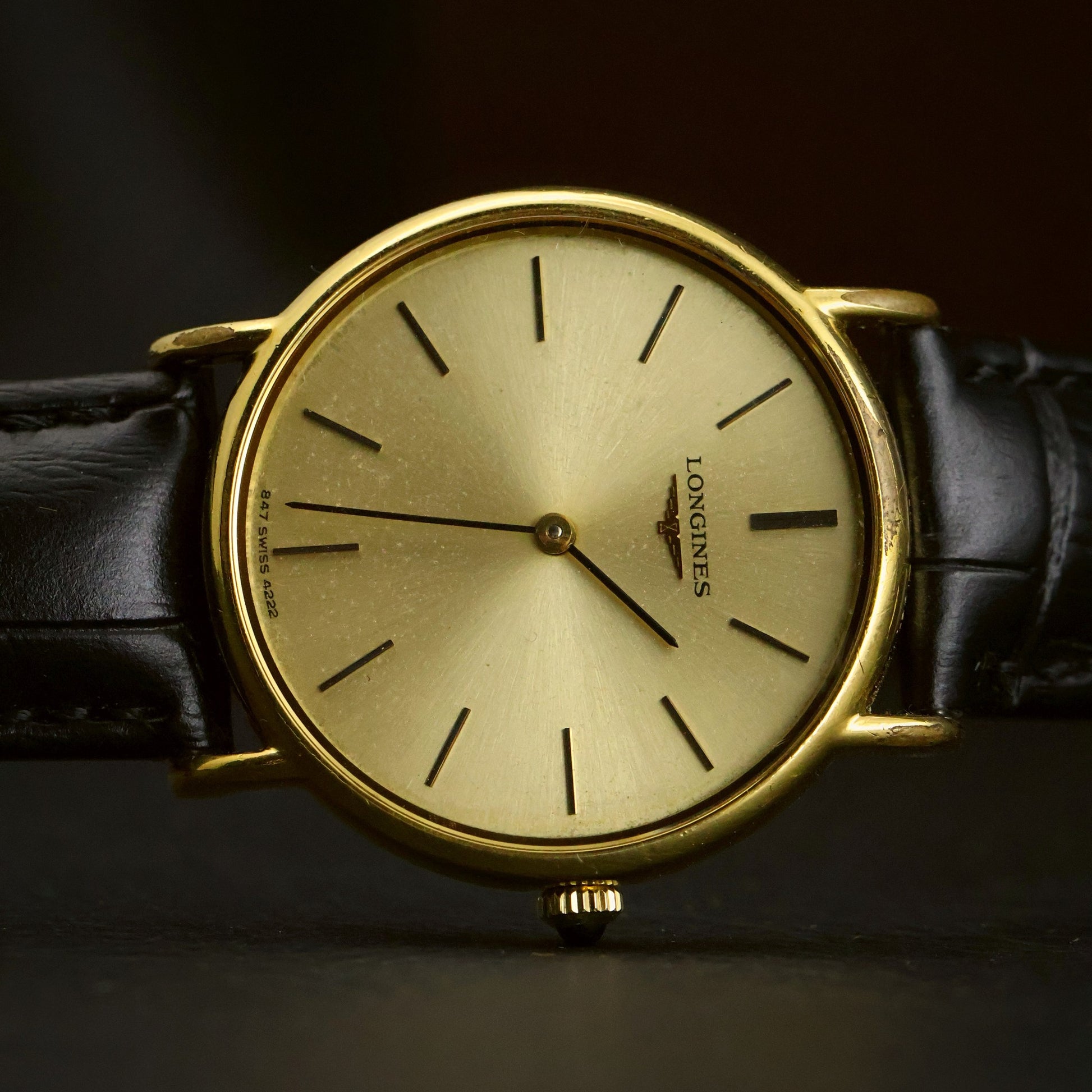 Longines Cal. 847 Dress Watch | Champagne Dial | Gold | Boxed