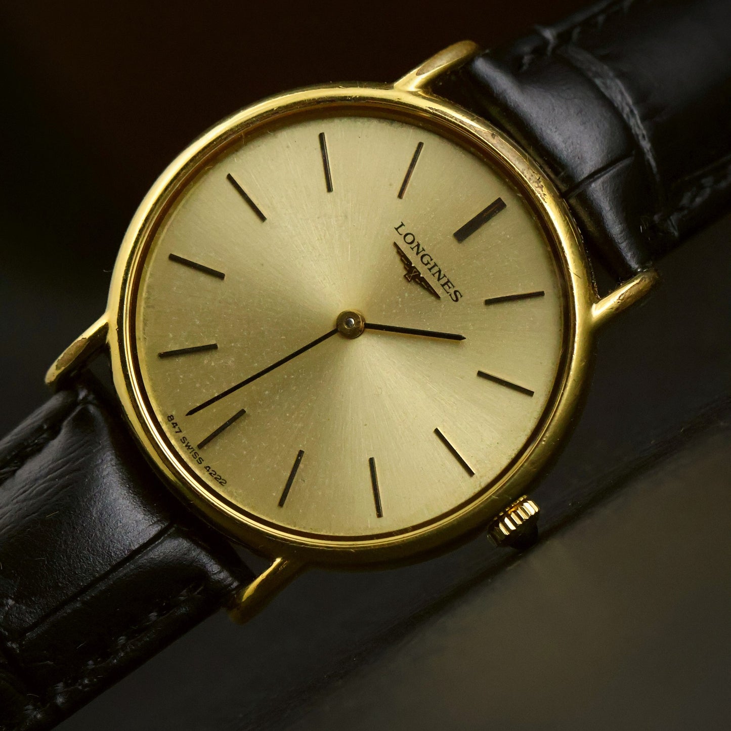 Longines Cal. 847 Dress Watch | Champagne Dial | Gold | Boxed