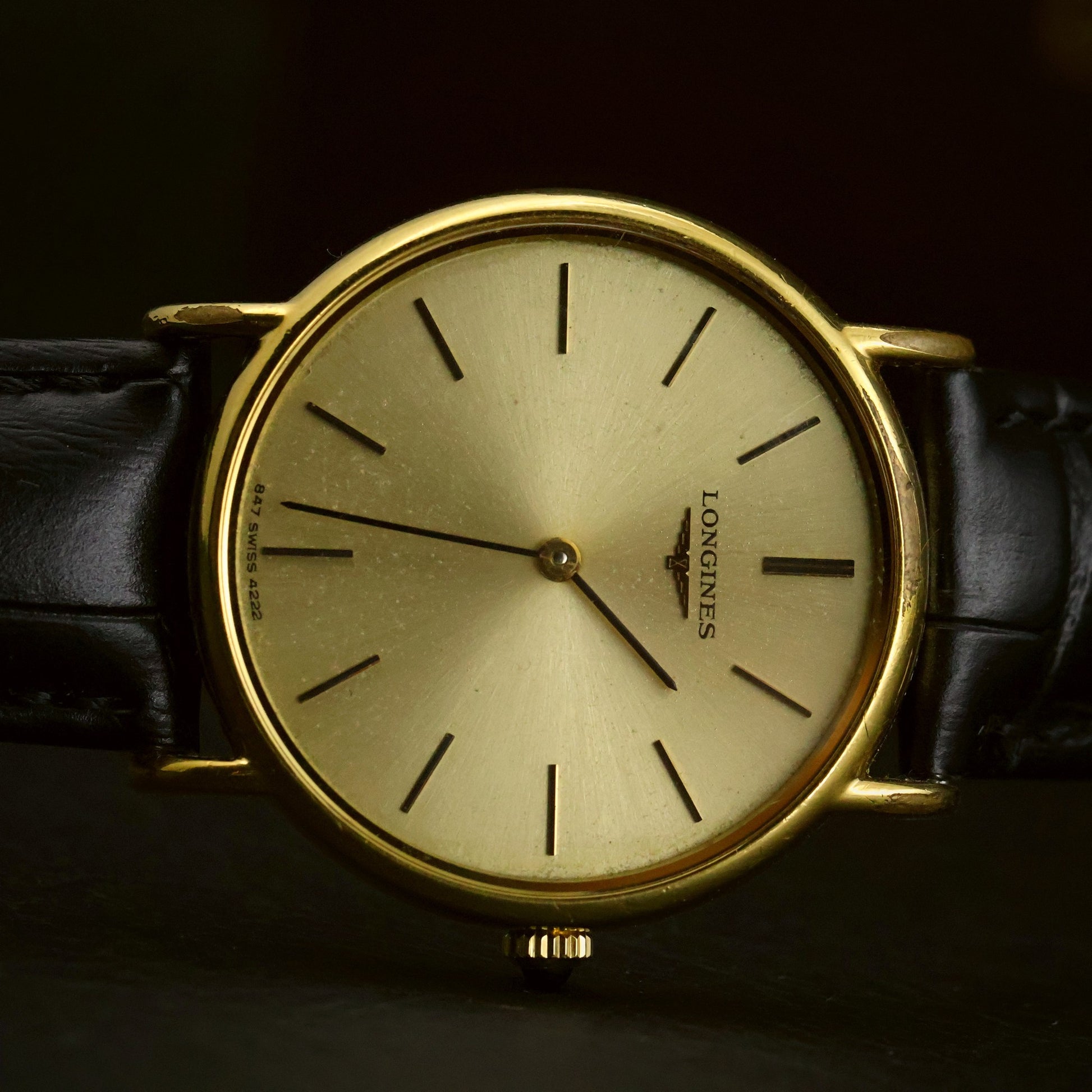 Longines Cal. 847 Dress Watch | Champagne Dial | Gold | Boxed
