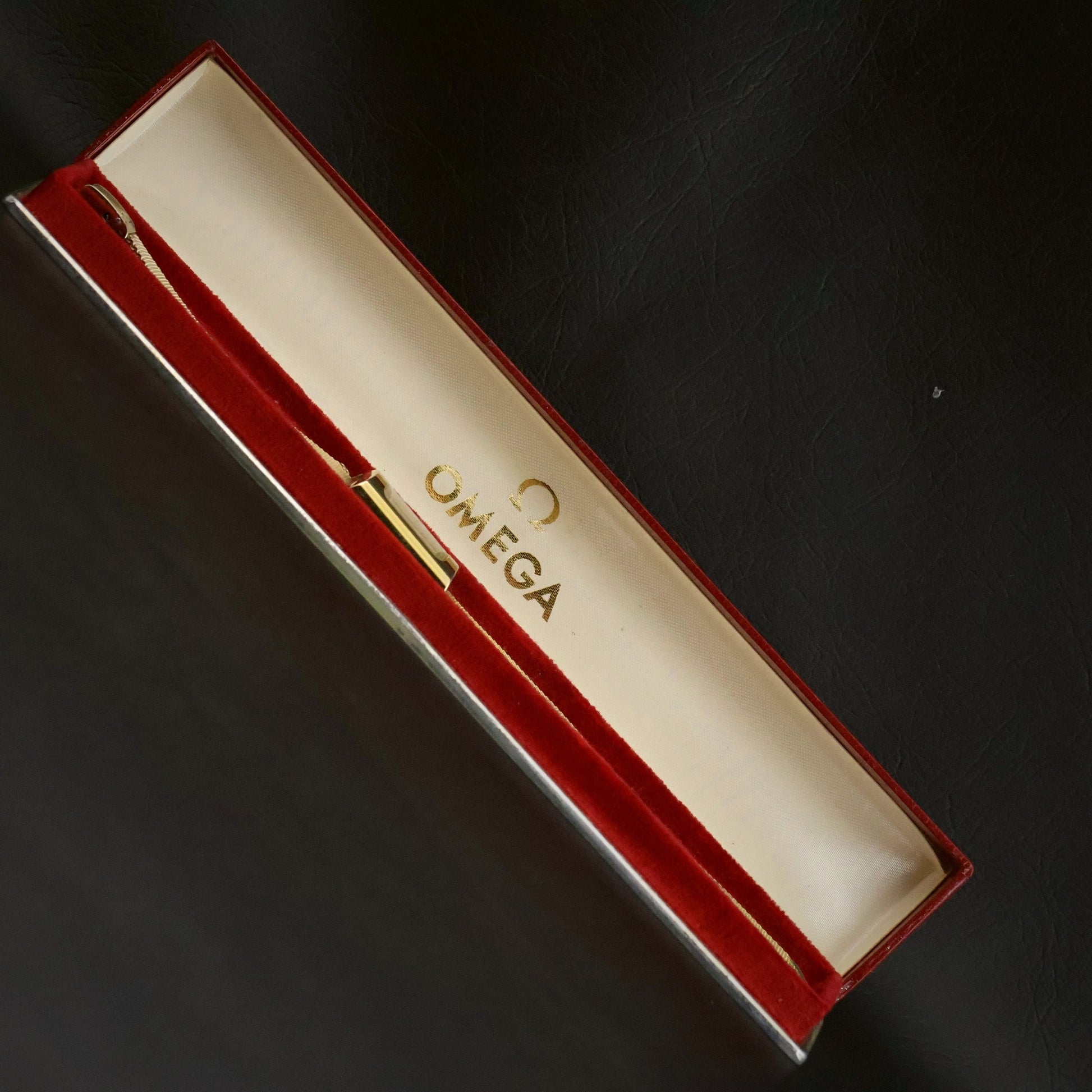 Omega De Ville Ladies Cocktail | Silver Crosshair Dial | Gold Mesh | Boxed