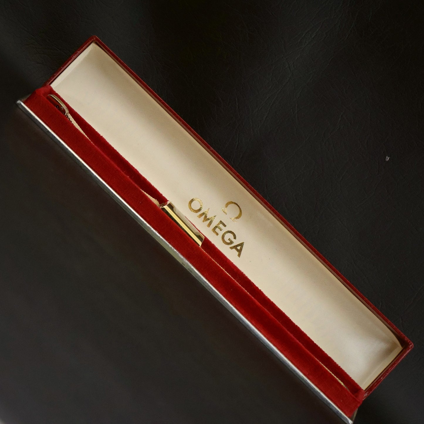 Omega De Ville Ladies Cocktail | Silver Crosshair Dial | Gold Mesh | Boxed