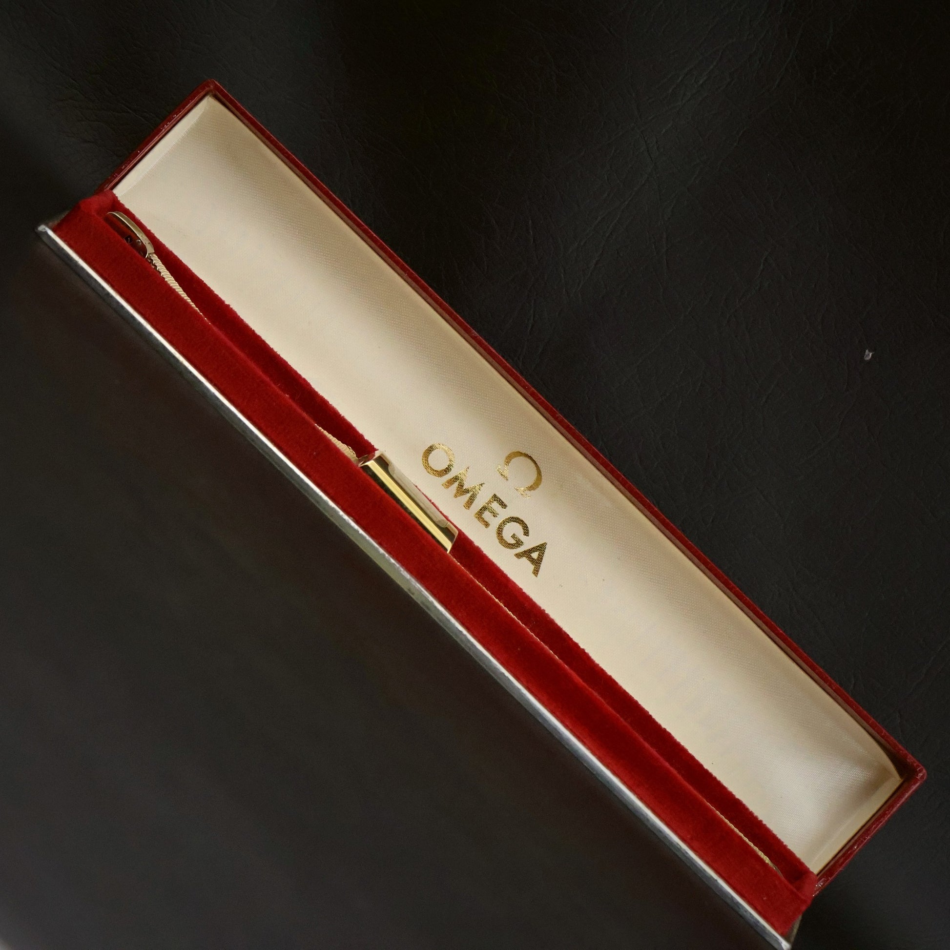 Omega De Ville Ladies Cocktail | Silver Crosshair Dial | Gold Mesh | Boxed