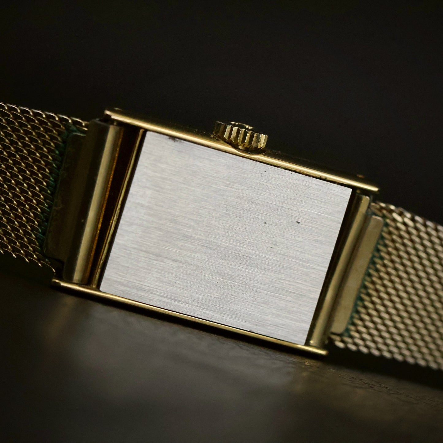 Omega De Ville Ladies Cocktail | Silver Crosshair Dial | Gold Mesh | Boxed