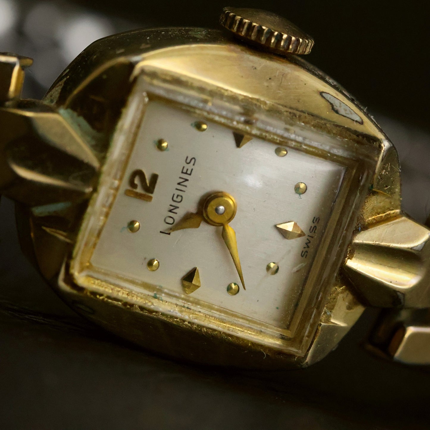 Longines Ladies Cocktail | Cream Square Dial | 10K Gold-Filled | Box & Papers