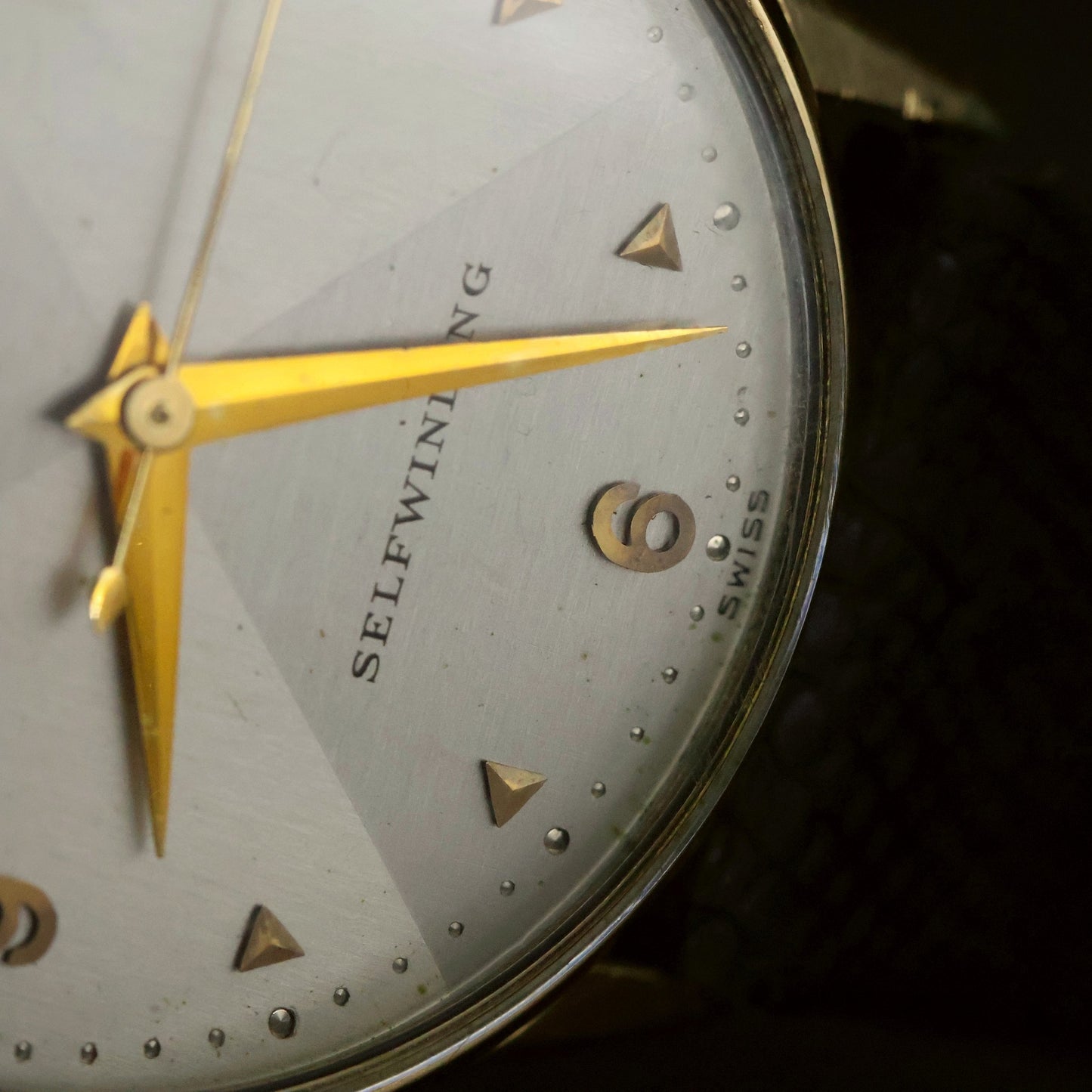 Bulova Selfwinding | Silver Starburst Dial | Gold-Filled | 1952 Military Engraving
