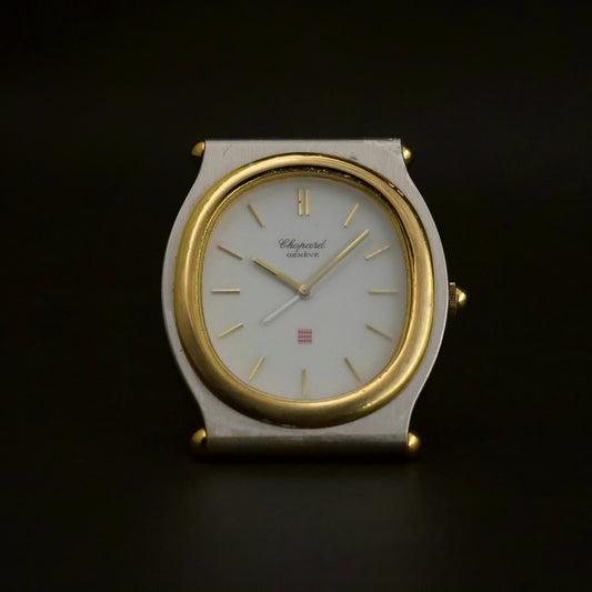 Chopard St. Moritz-Style Cushion | Glossy White Dial | Two-Tone | Ref T8035