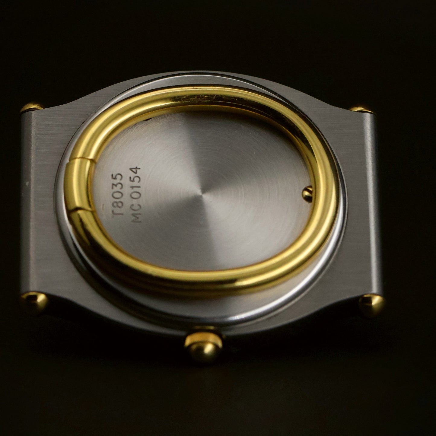 Chopard St. Moritz-Style Cushion | Glossy White Dial | Two-Tone | Ref T8035