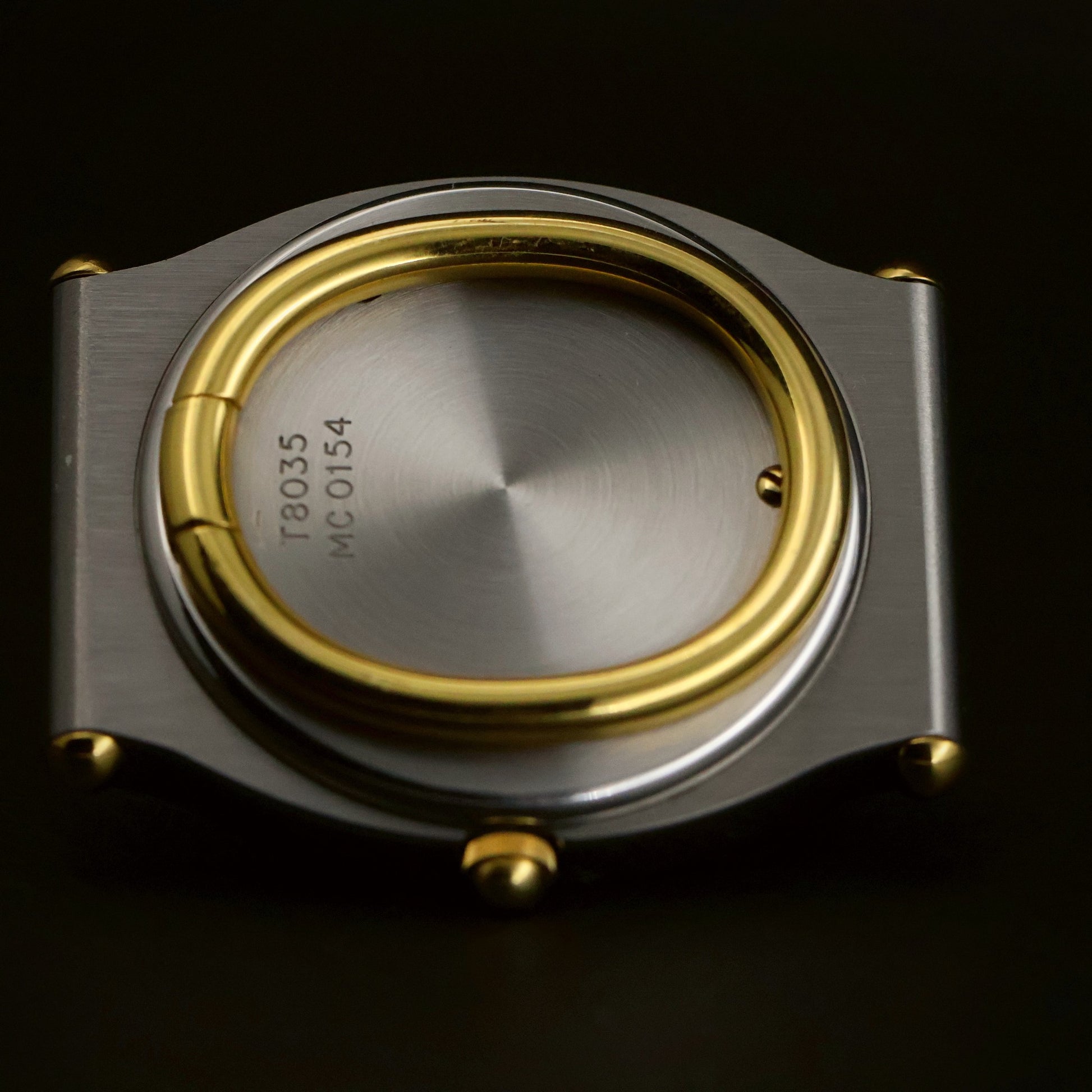 Chopard St. Moritz-Style Cushion | Glossy White Dial | Two-Tone | Ref T8035