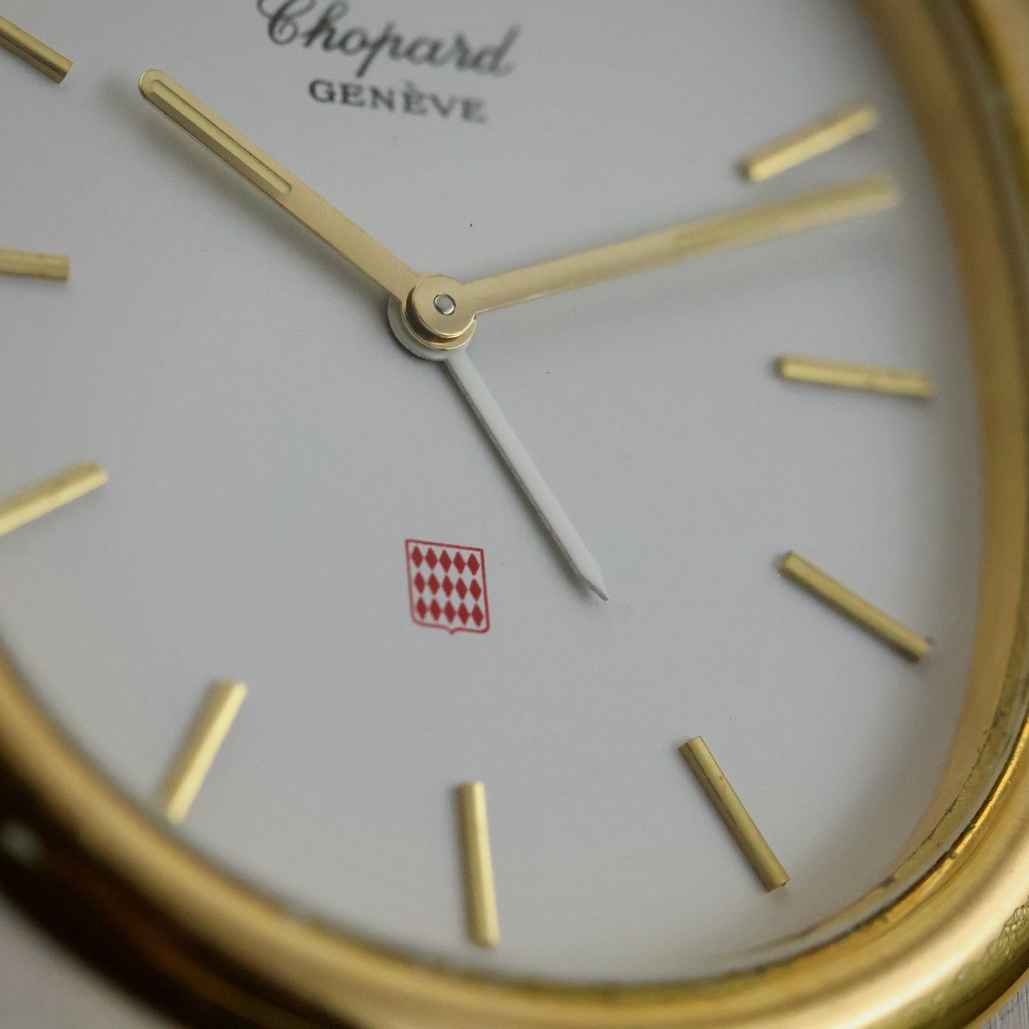 Chopard St. Moritz-Style Cushion | Glossy White Dial | Two-Tone | Ref T8035