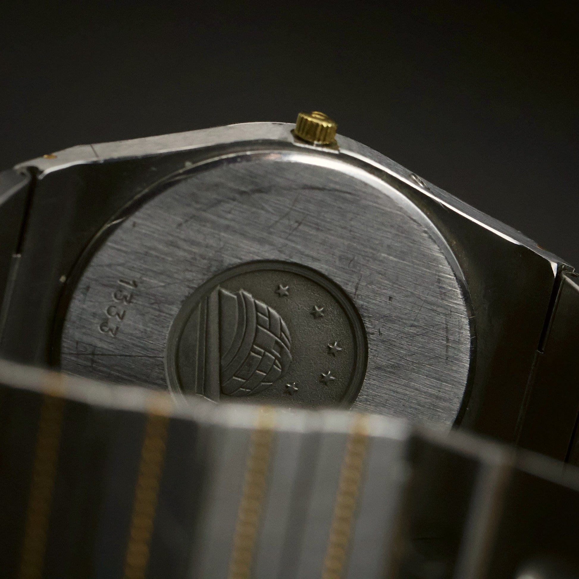 Omega Constellation Chronometer | Glossy Black Dial | Two-Tone | Quartz
