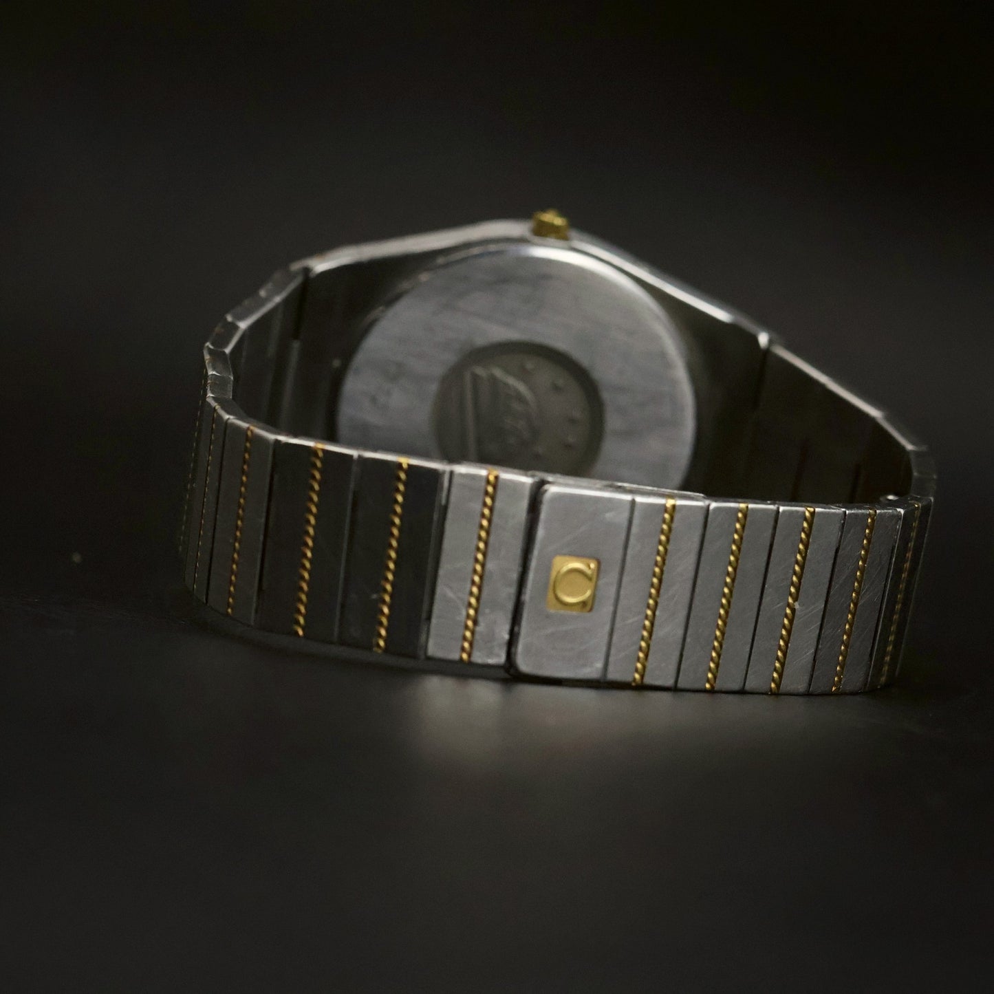 Omega Constellation Chronometer | Glossy Black Dial | Two-Tone | Quartz