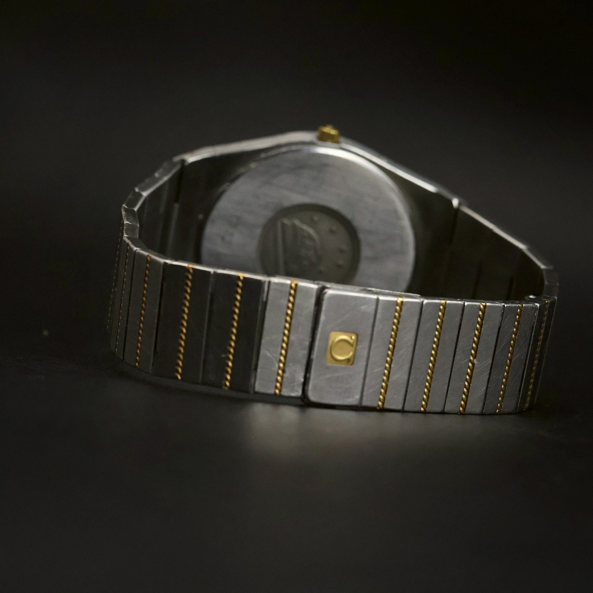 Omega Constellation Chronometer | Glossy Black Dial | Two-Tone | Quartz