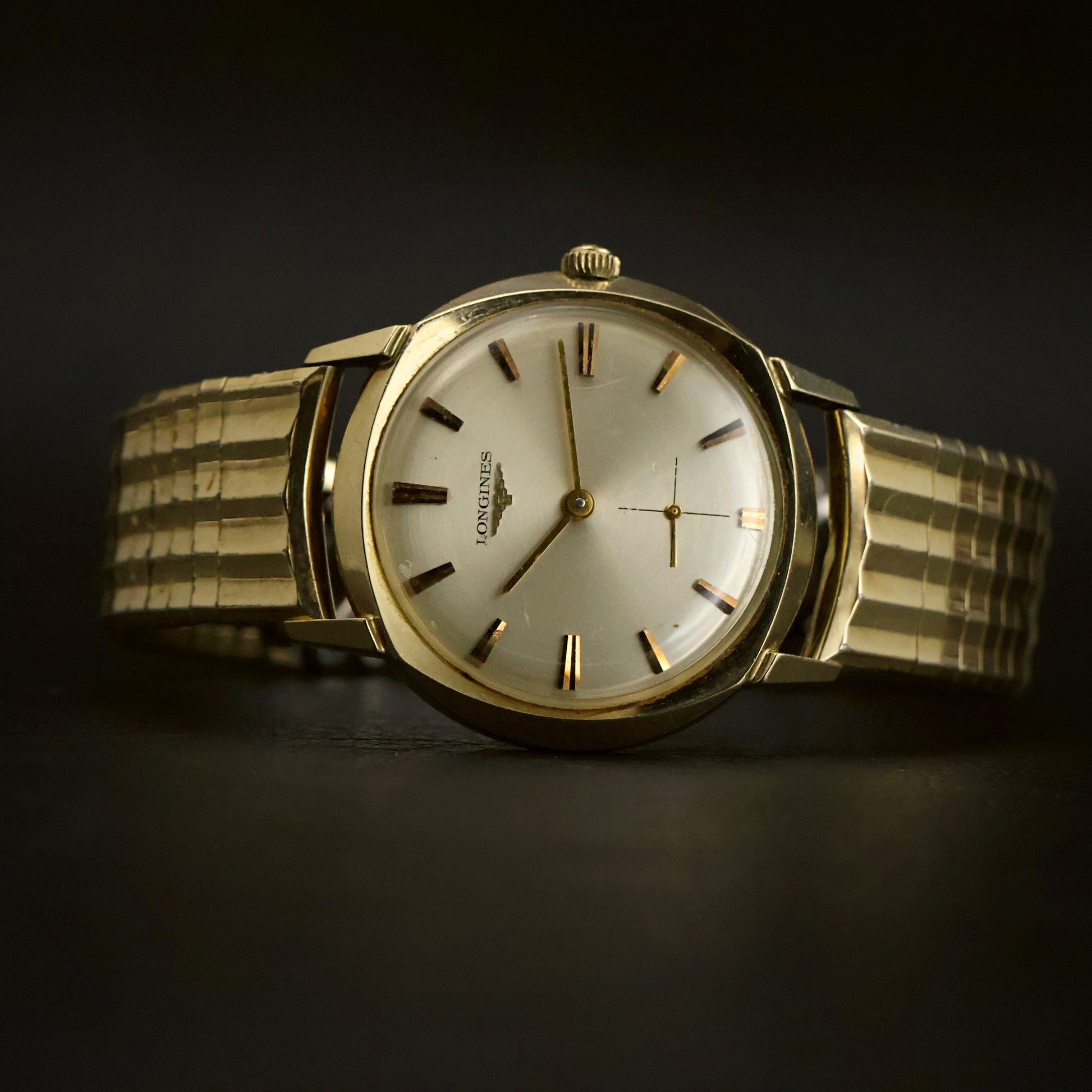 Longines Gents Dress | Silver Sunburst Dial | 10K Gold-Filled | Sub-Seconds