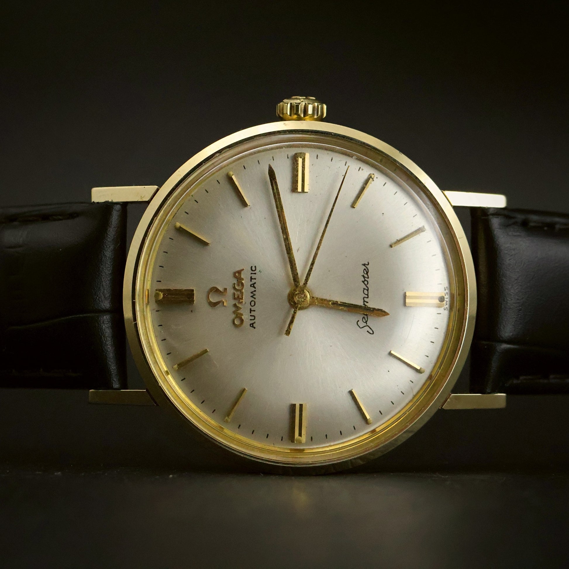 Omega Seamaster Automatic | Silver Sunburst Dial | Gold-Capped | 1966 Presentation