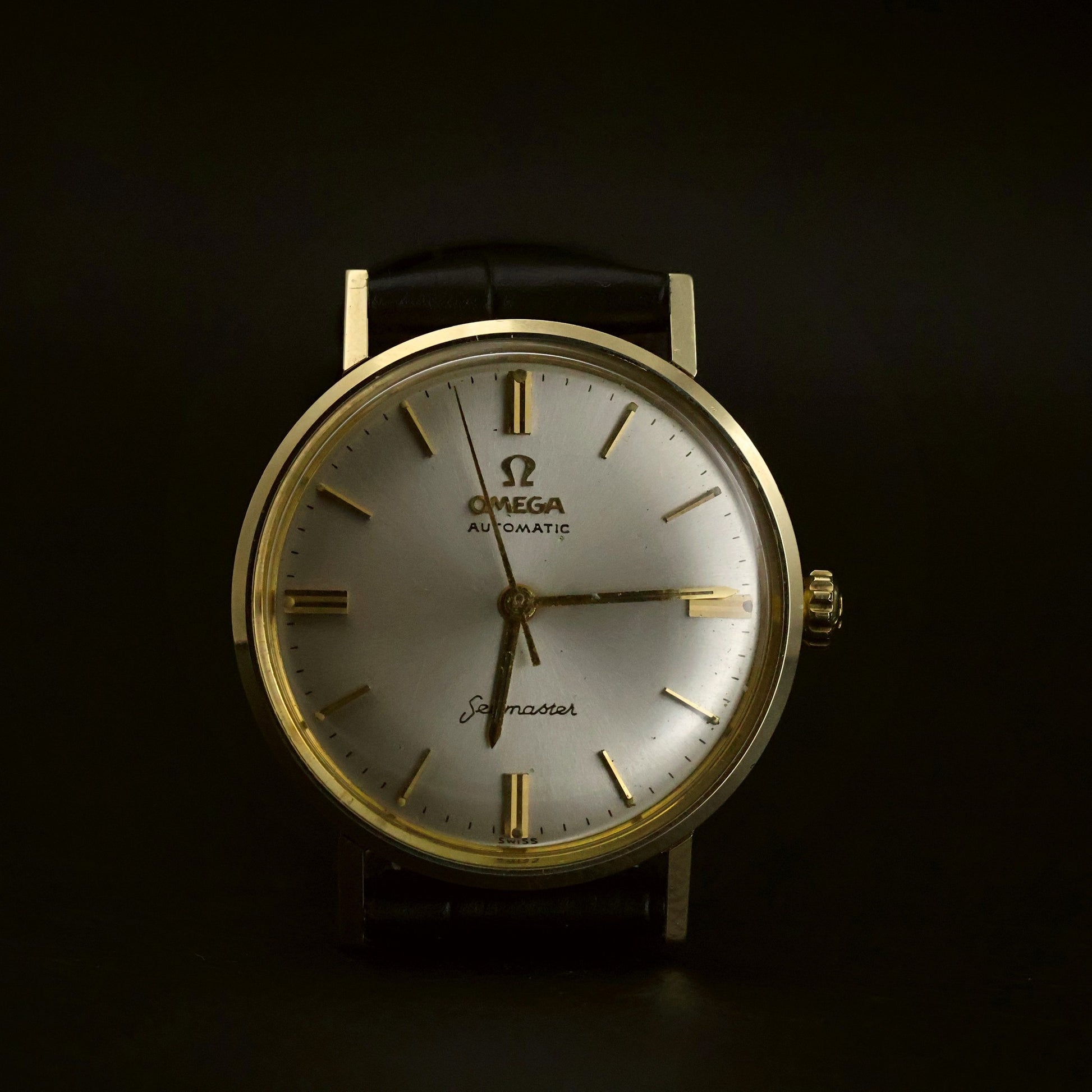 Omega Seamaster Automatic | Silver Sunburst Dial | Gold-Capped | 1966 Presentation