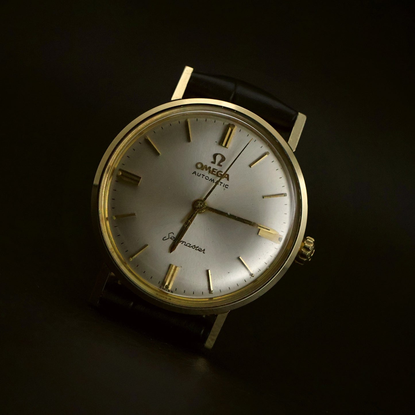 Omega Seamaster Automatic | Silver Sunburst Dial | Gold-Capped | 1966 Presentation
