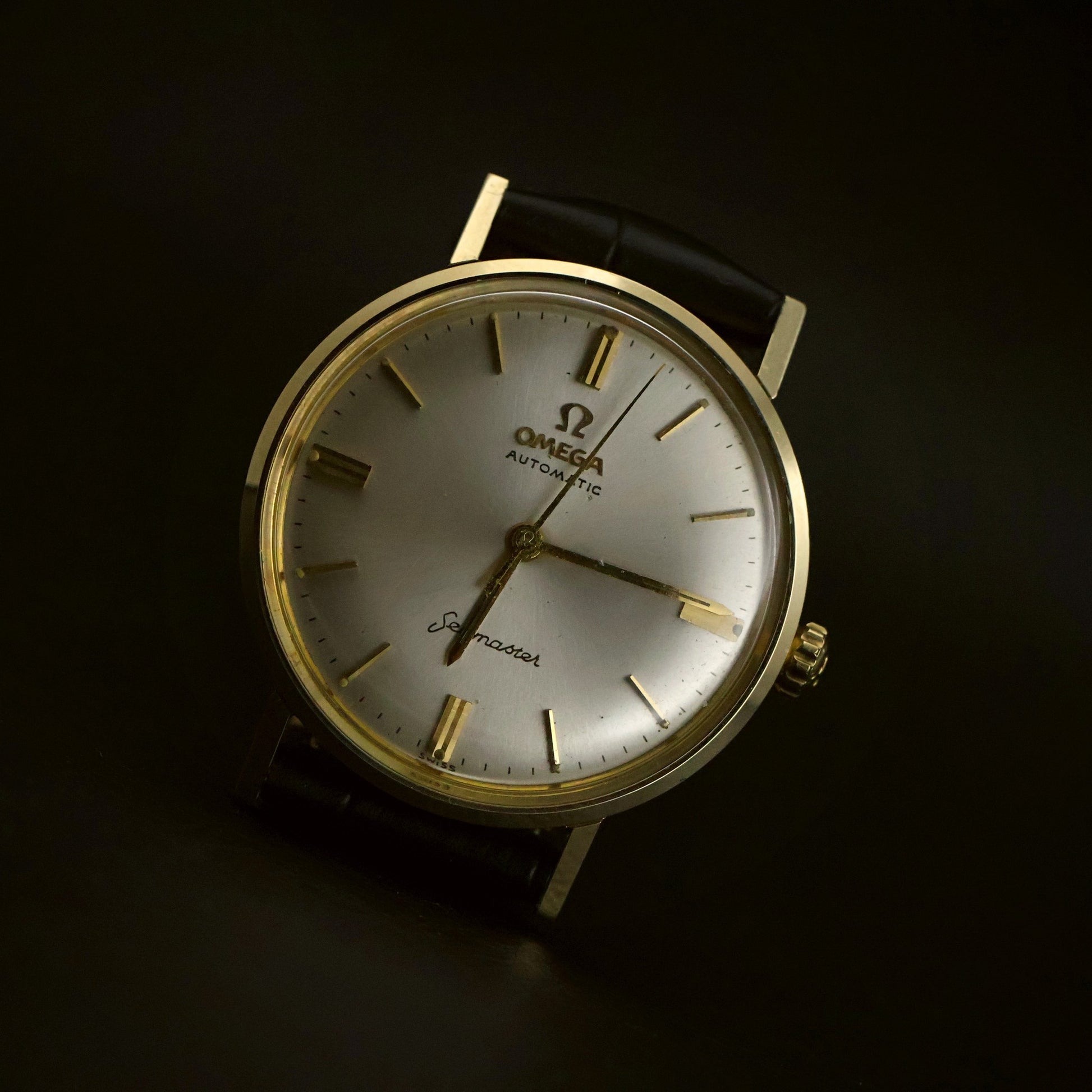 Omega Seamaster Automatic | Silver Sunburst Dial | Gold-Capped | 1966 Presentation