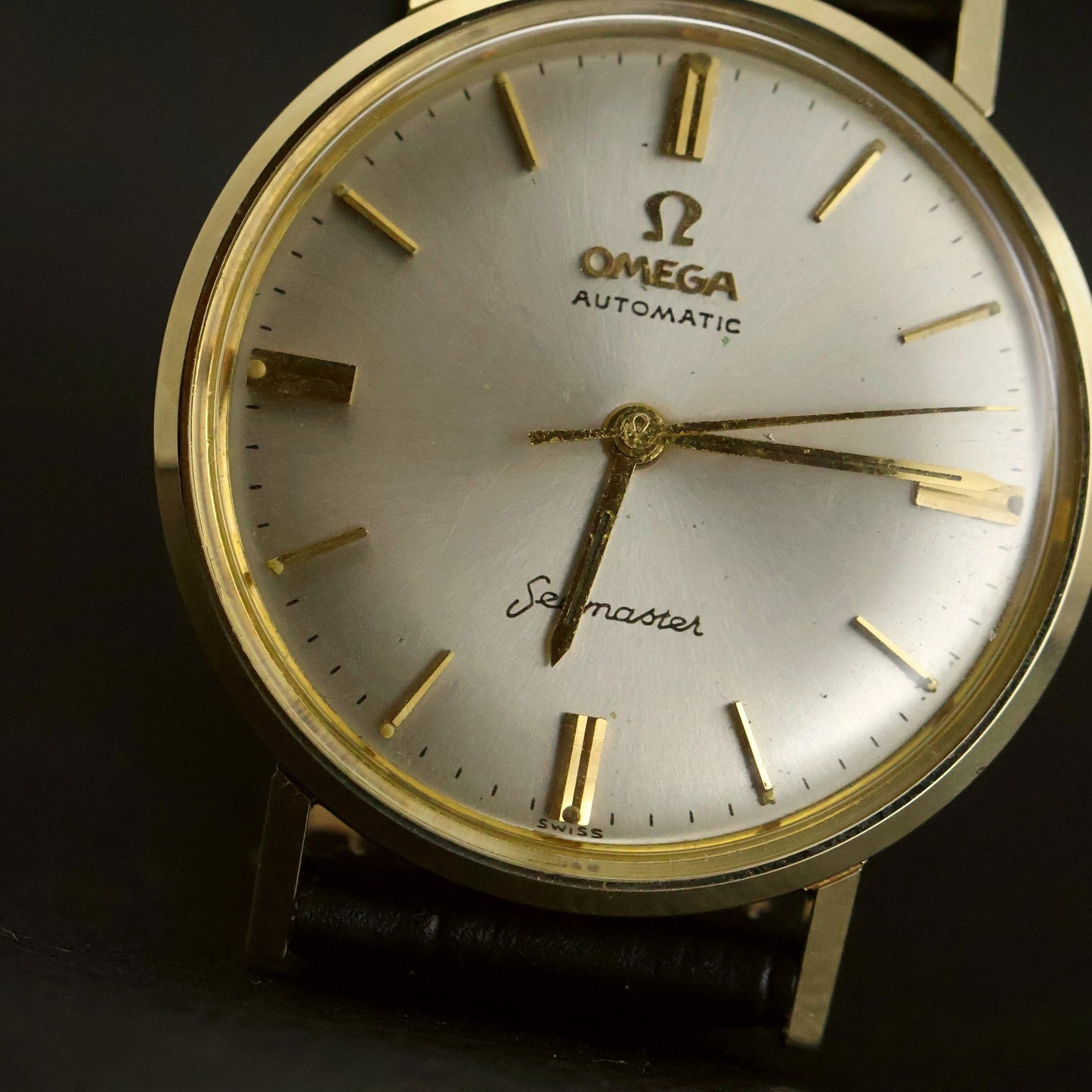 Omega Seamaster Automatic | Silver Sunburst Dial | Gold-Capped | 1966 Presentation