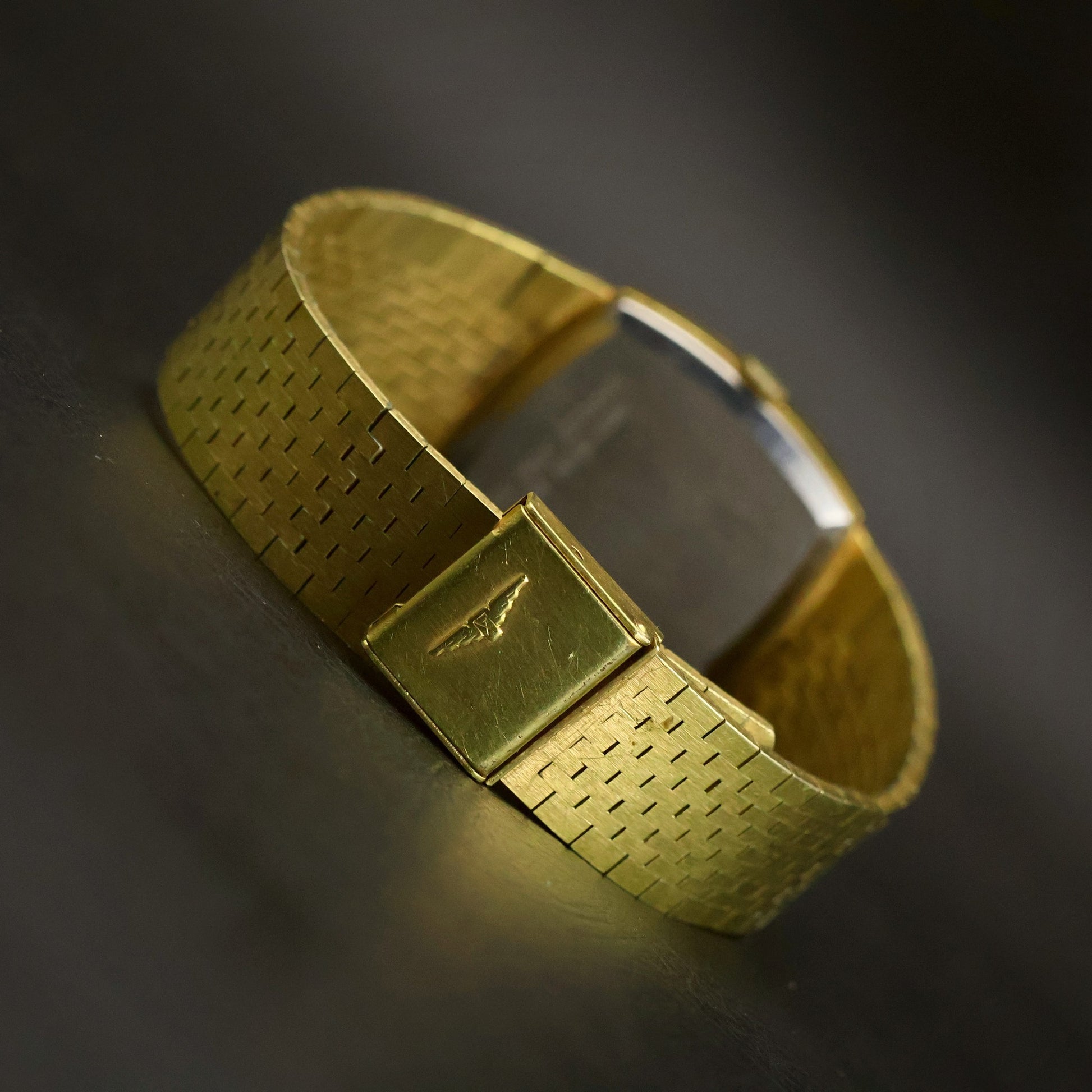 Longines Tonneau | Champagne Dial | Gold-Tone Case | Brick Bracelet