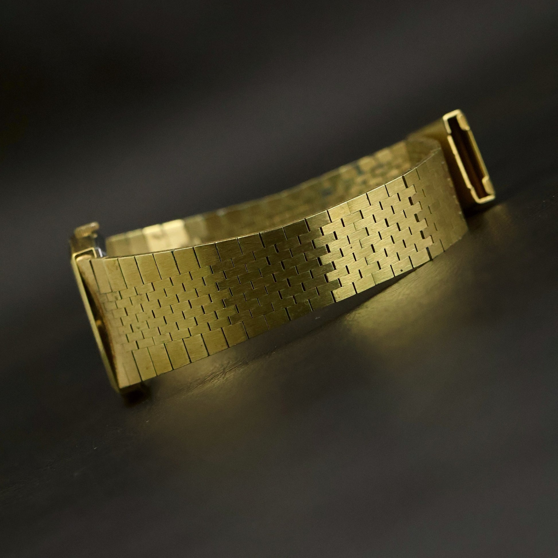 Longines Tonneau | Champagne Dial | Gold-Tone Case | Brick Bracelet