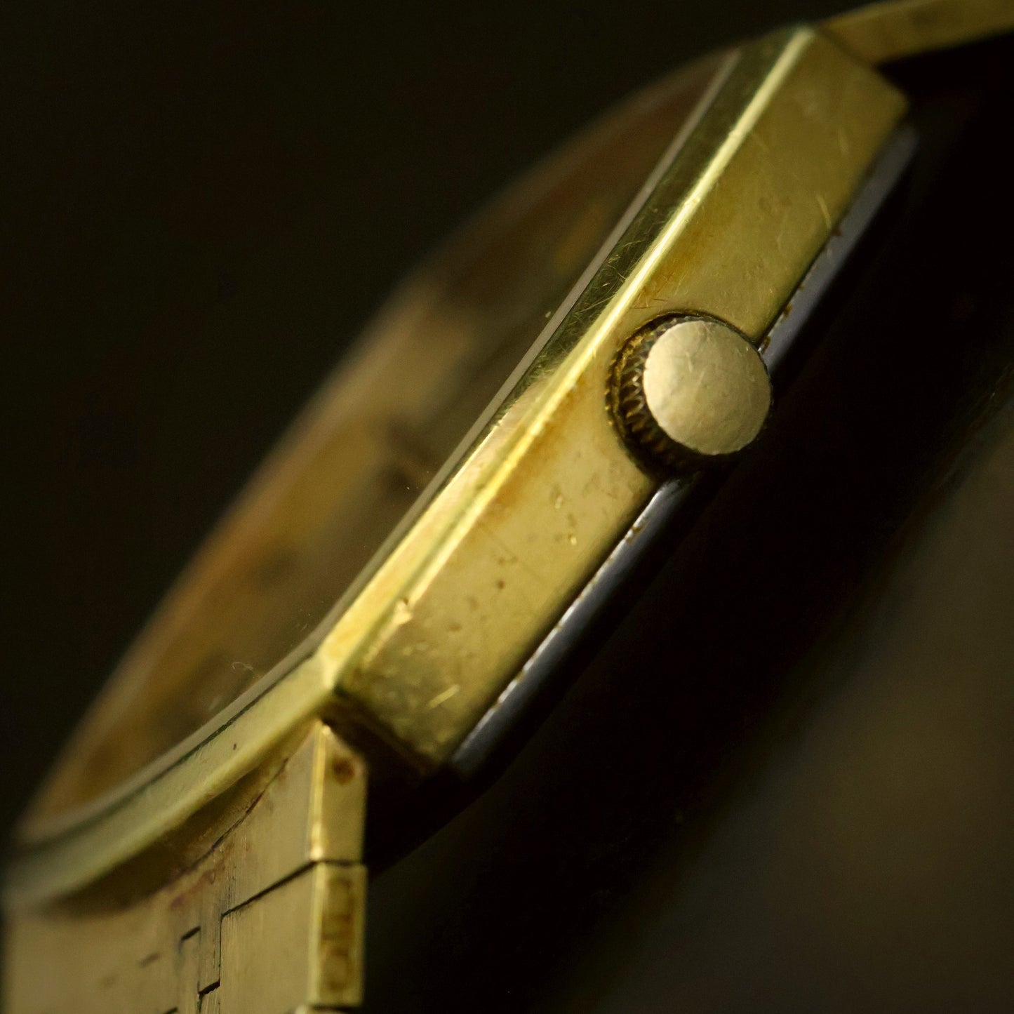 Longines Tonneau | Champagne Dial | Gold-Tone Case | Brick Bracelet