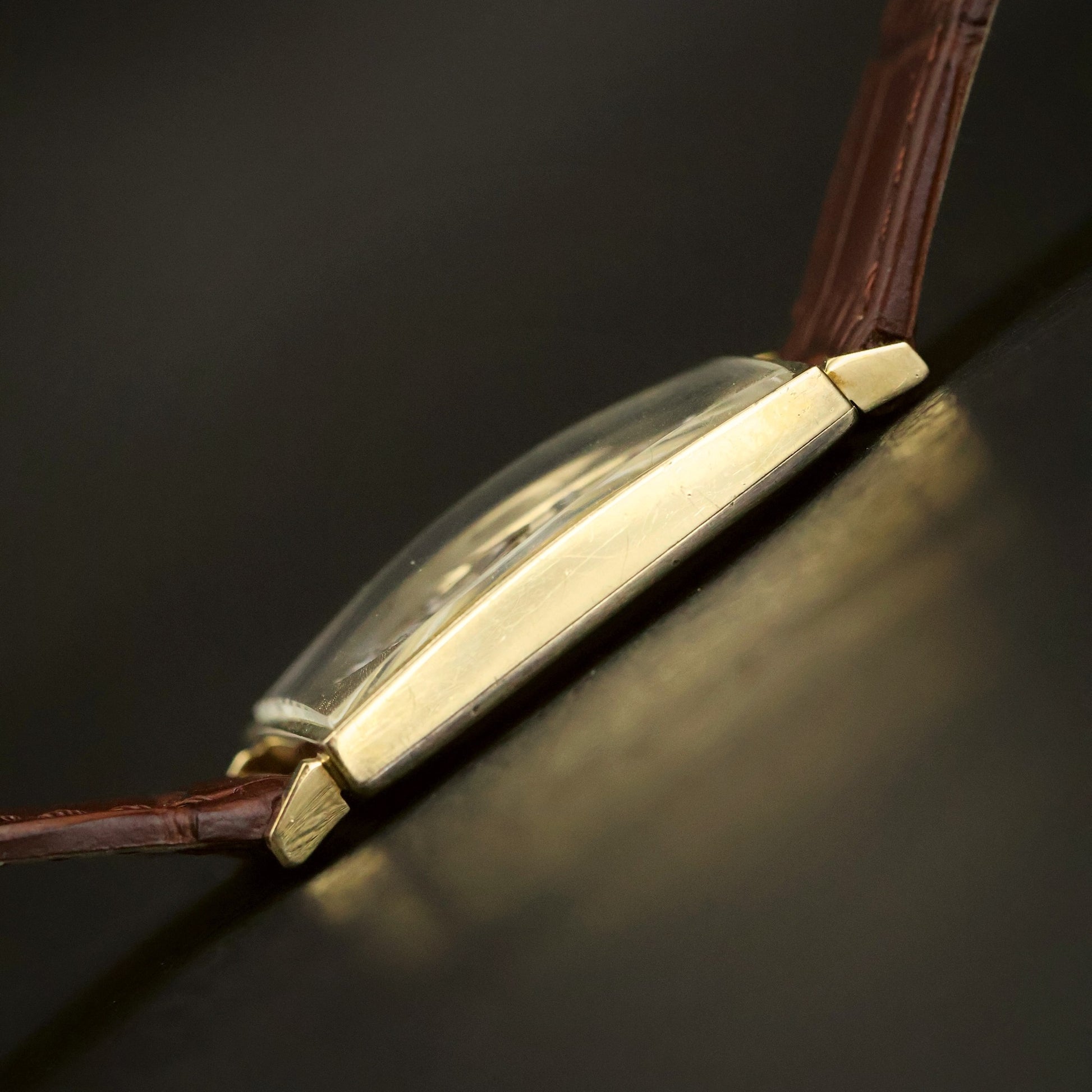 Longines Diamond Dial | Silver Sunburst | 10K Gold-Filled Square Case