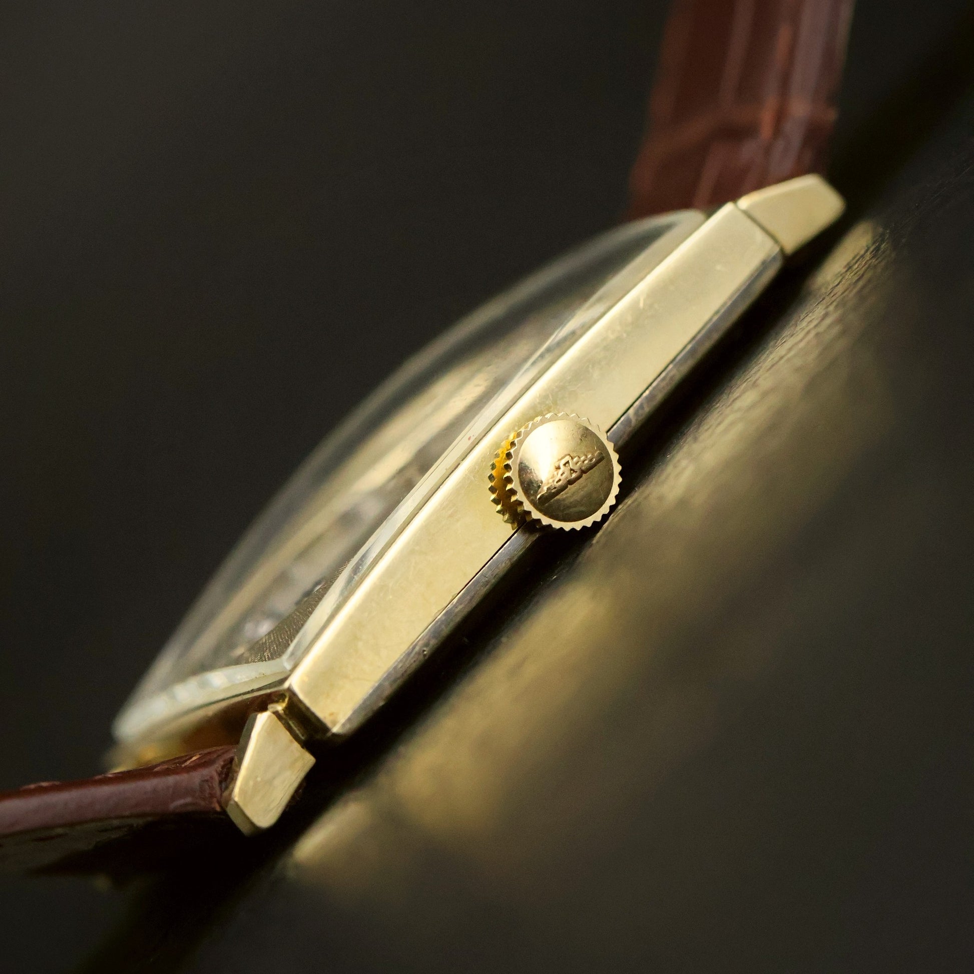 Longines Diamond Dial | Silver Sunburst | 10K Gold-Filled Square Case