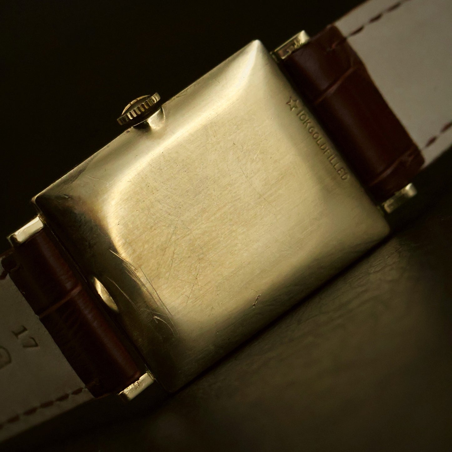 Longines Diamond Dial | Silver Sunburst | 10K Gold-Filled Square Case