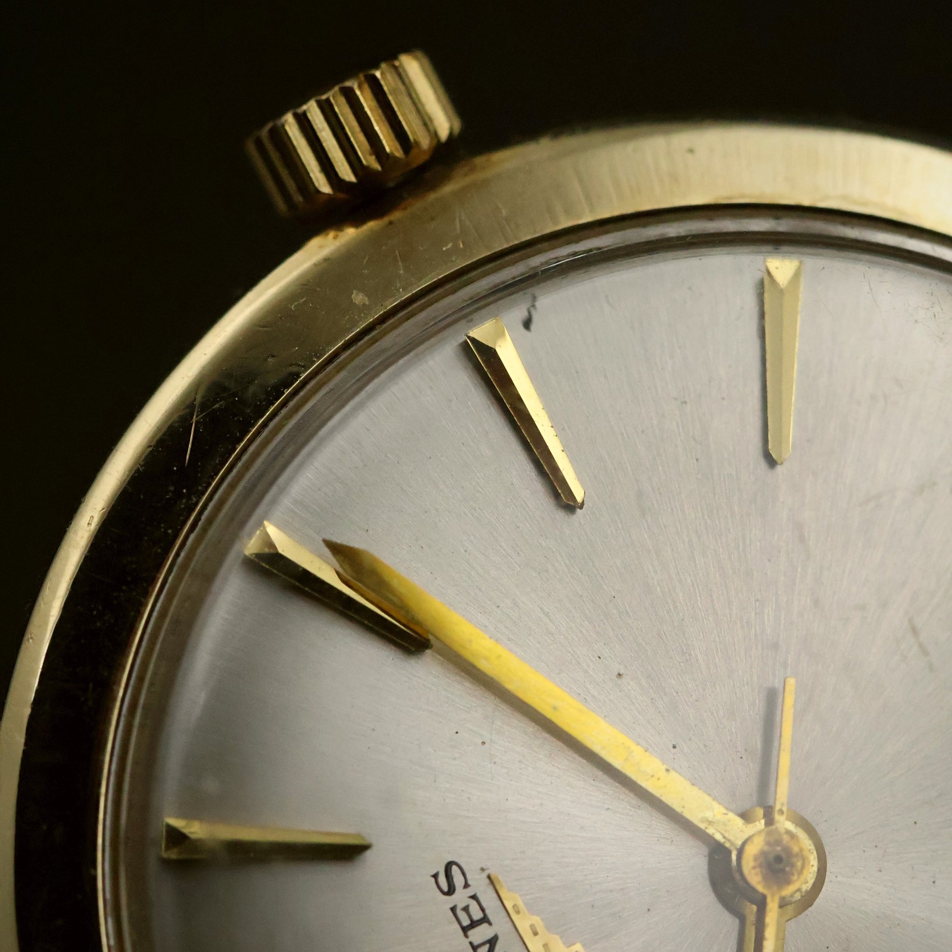 Longines Gents Dress | Silver Sunburst Dial | Gold Round Case