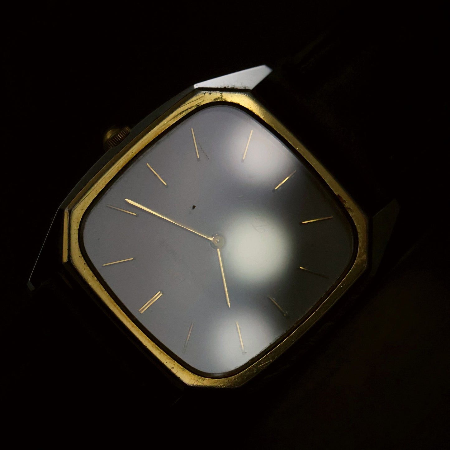 Universal Geneve Triumph | Charcoal Dial | Two-Tone Octagonal Case