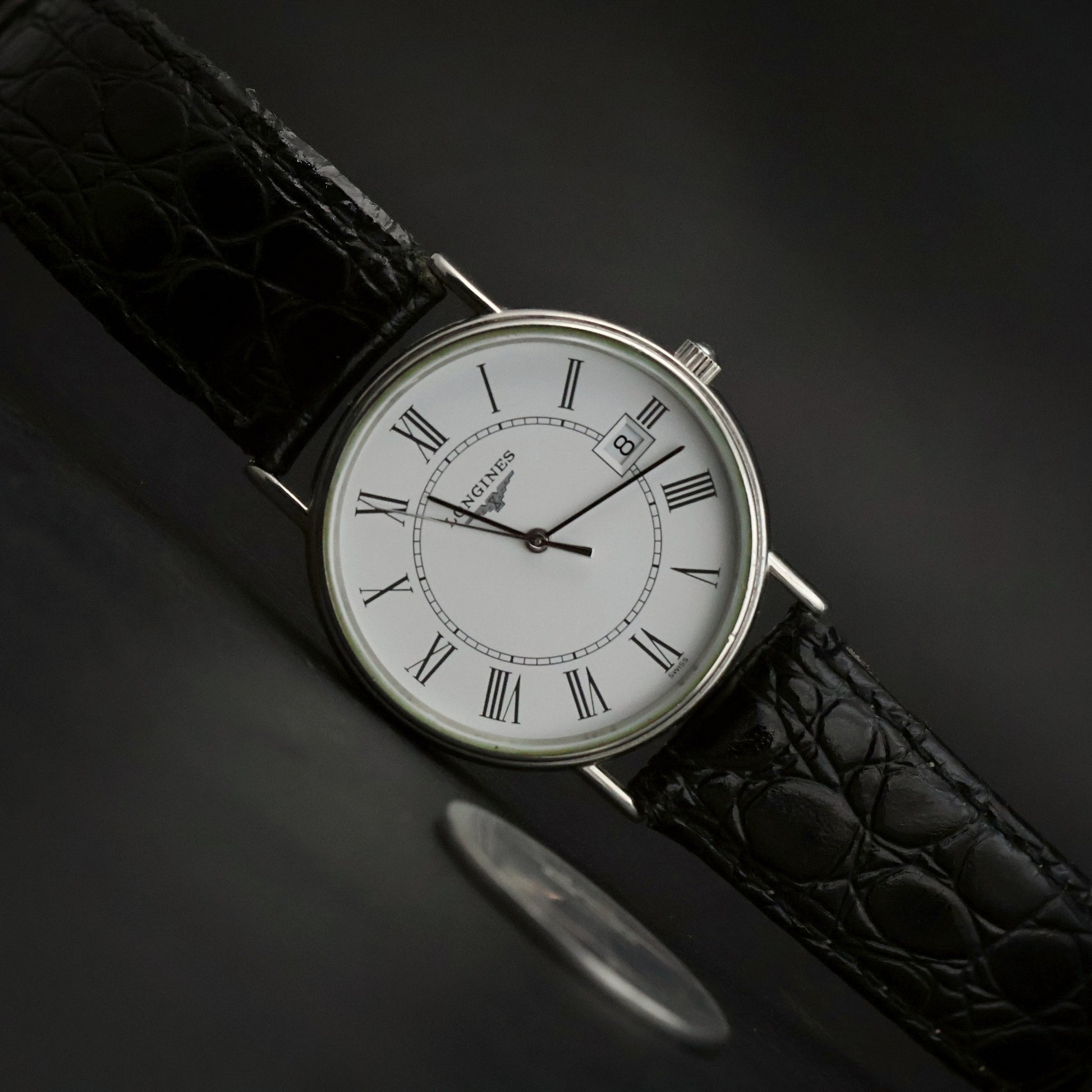 Longines Presence | White Roman Dial | Stainless Steel | Date