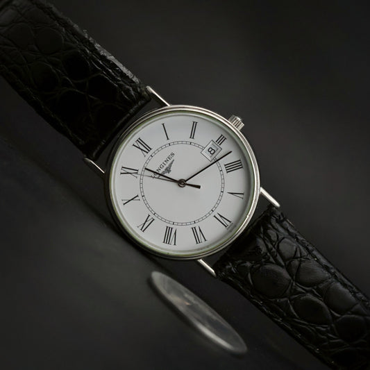 Longines Presence | White Roman Dial | Stainless Steel | Date