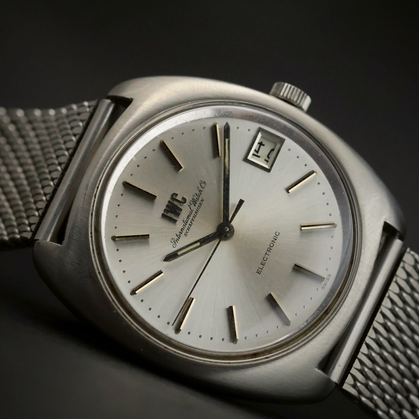 IWC Schaffhausen Electronic | Tuning-Fork | Silver Dial | Steel Cushion