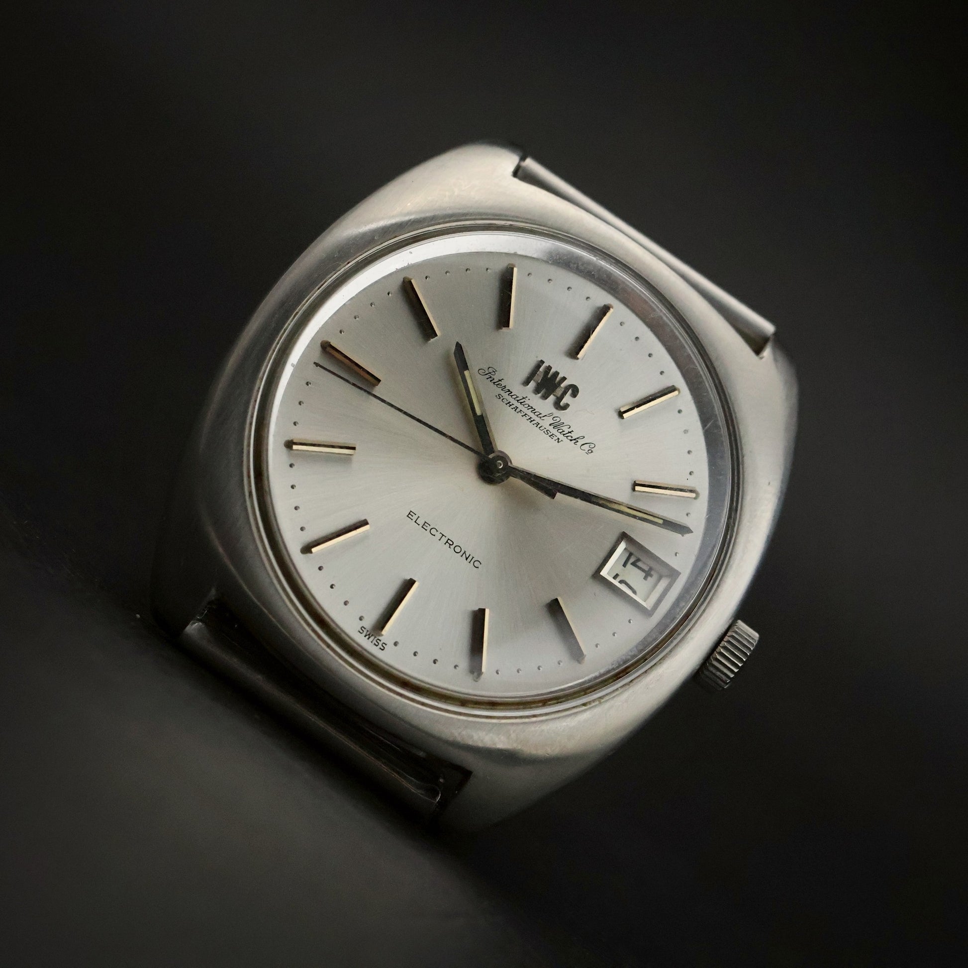 IWC Schaffhausen Electronic | Tuning-Fork | Silver Dial | Steel Cushion