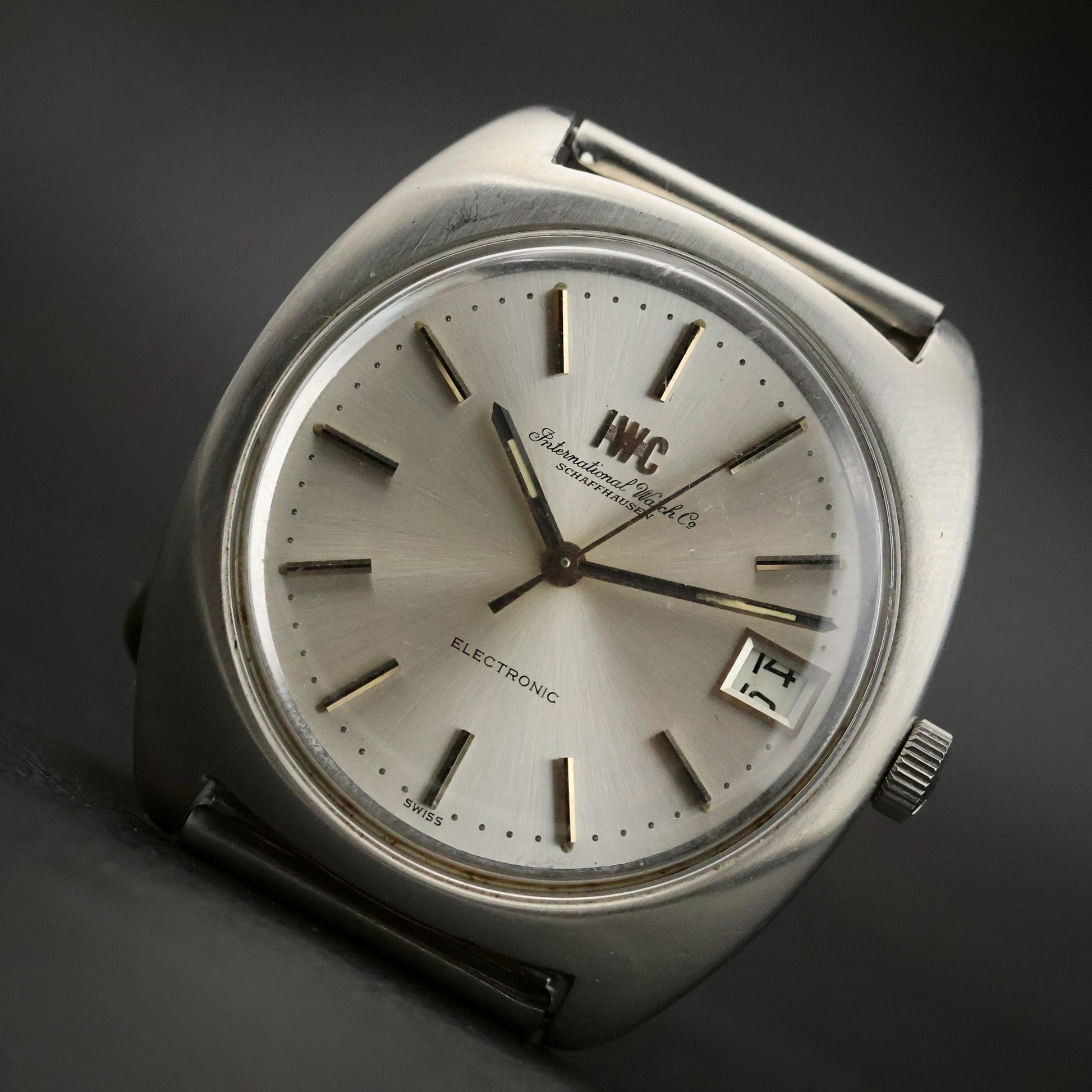 IWC Schaffhausen Electronic | Tuning-Fork | Silver Dial | Steel Cushion