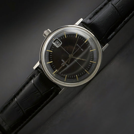 Omega De Ville | Black Dial | Stainless Steel | Date