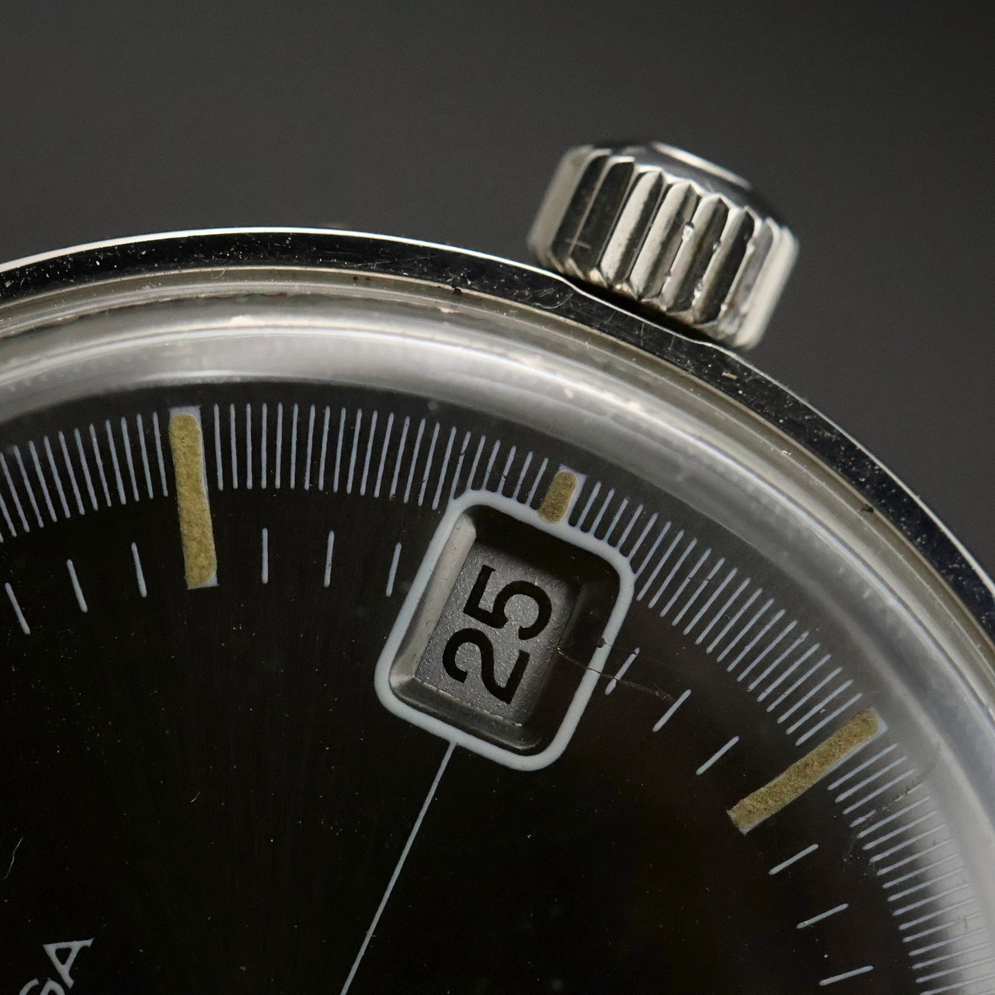Omega De Ville | Black Dial | Stainless Steel | Date
