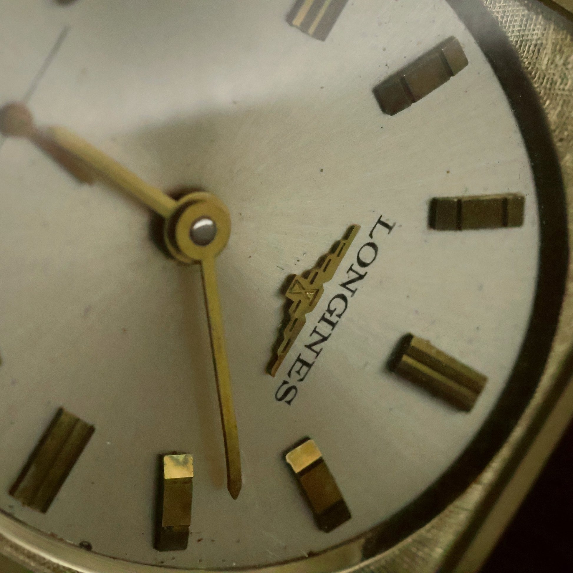 Longines | ChampagneOval Dial | 10K Gold Filled Square Case | Brown Leather, view 5