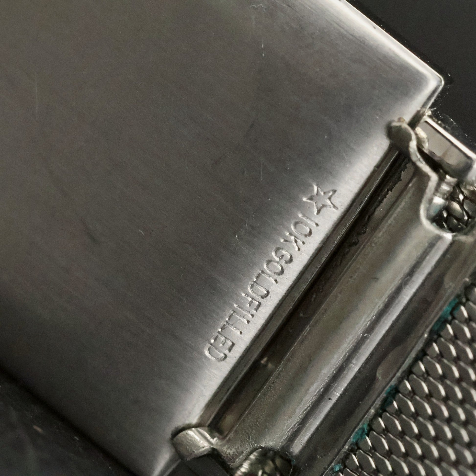 Longines | Stone-Set Silver Dial | White Gold Filled Square Case | Mesh Bracelet, view 16