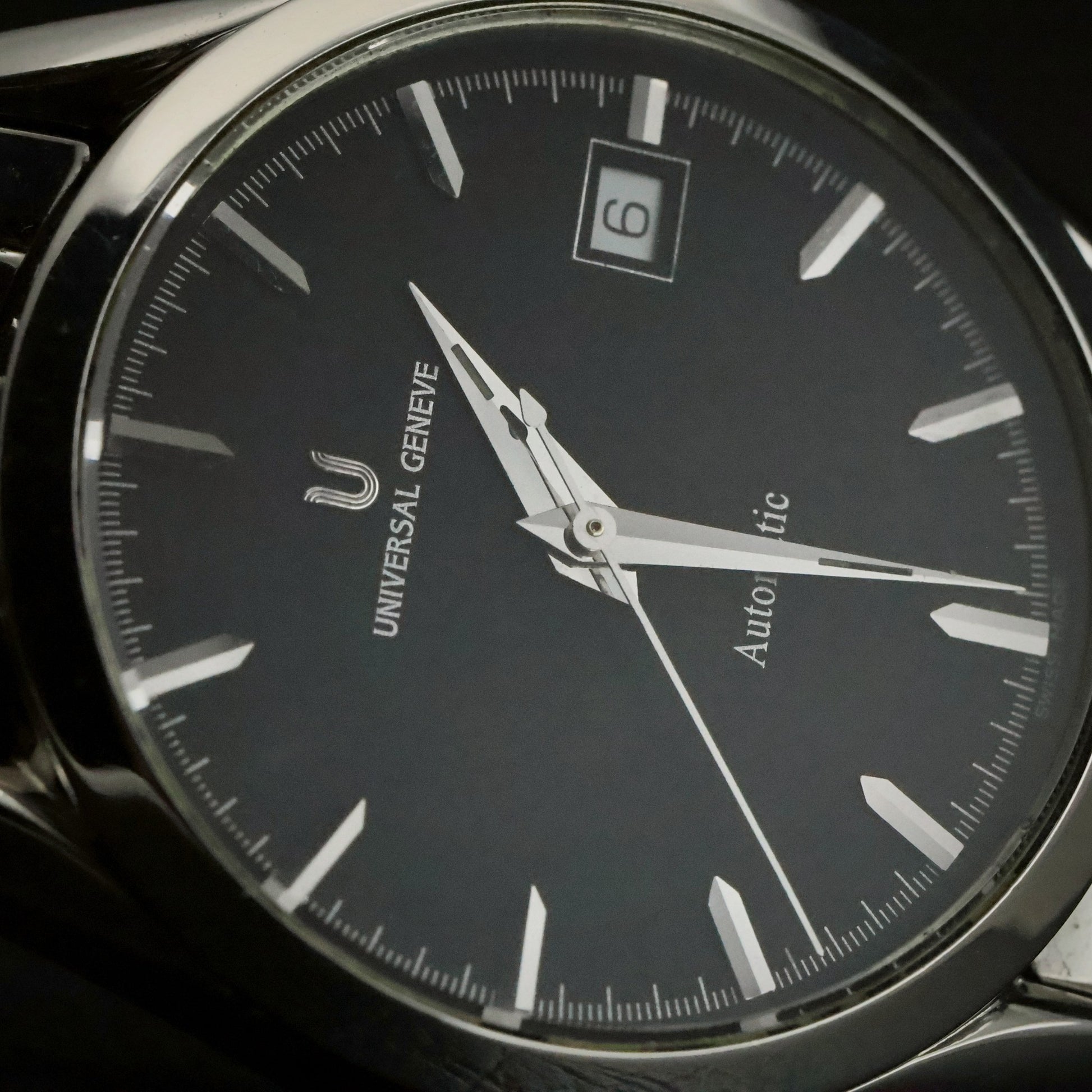 Universal Geneve Gold Boy | Ref 871.171 | Black Dial | Stainless Steel, view 10