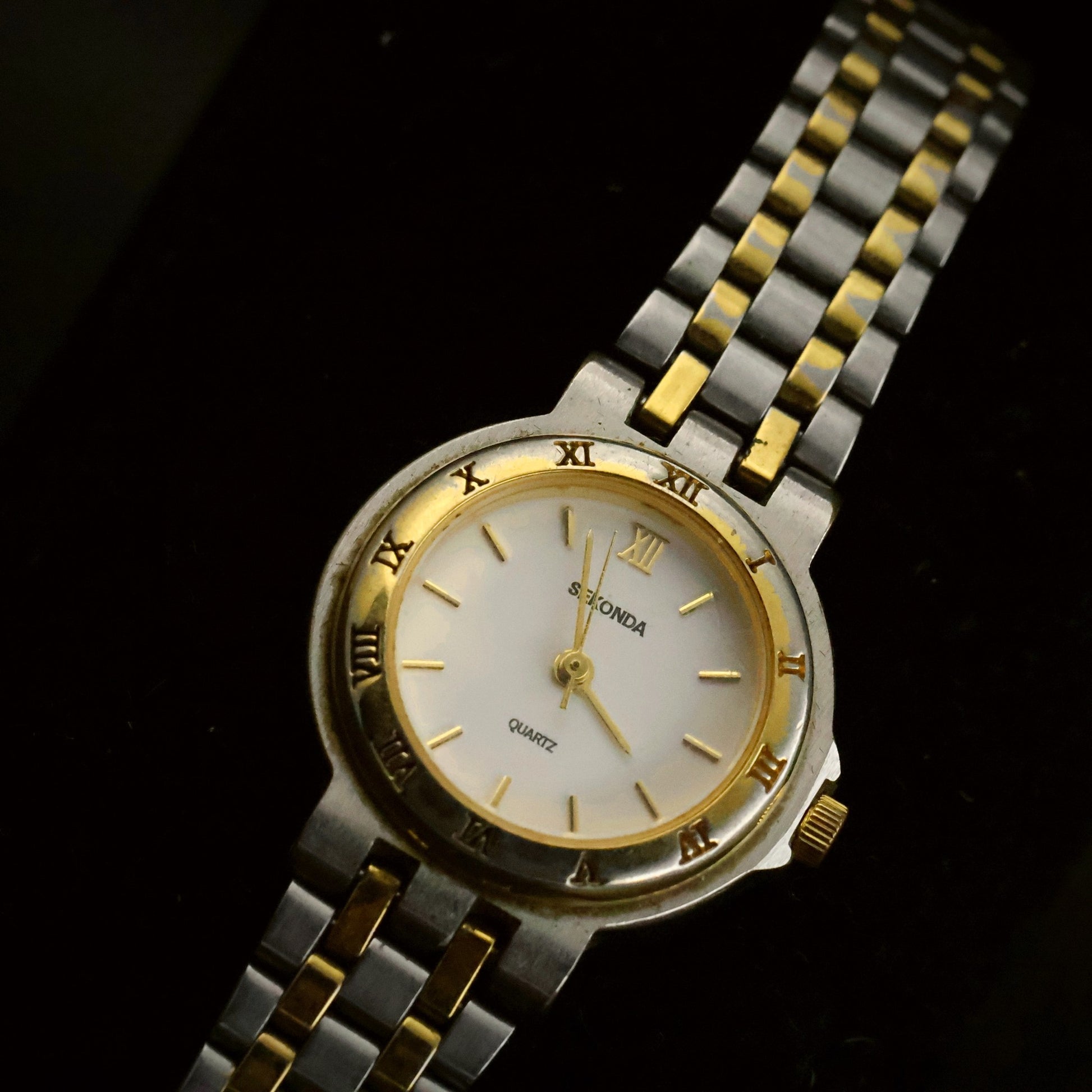 Sekonda Ladies Quartz | White Dial | Two-Tone Bracelet | With Box, view 2