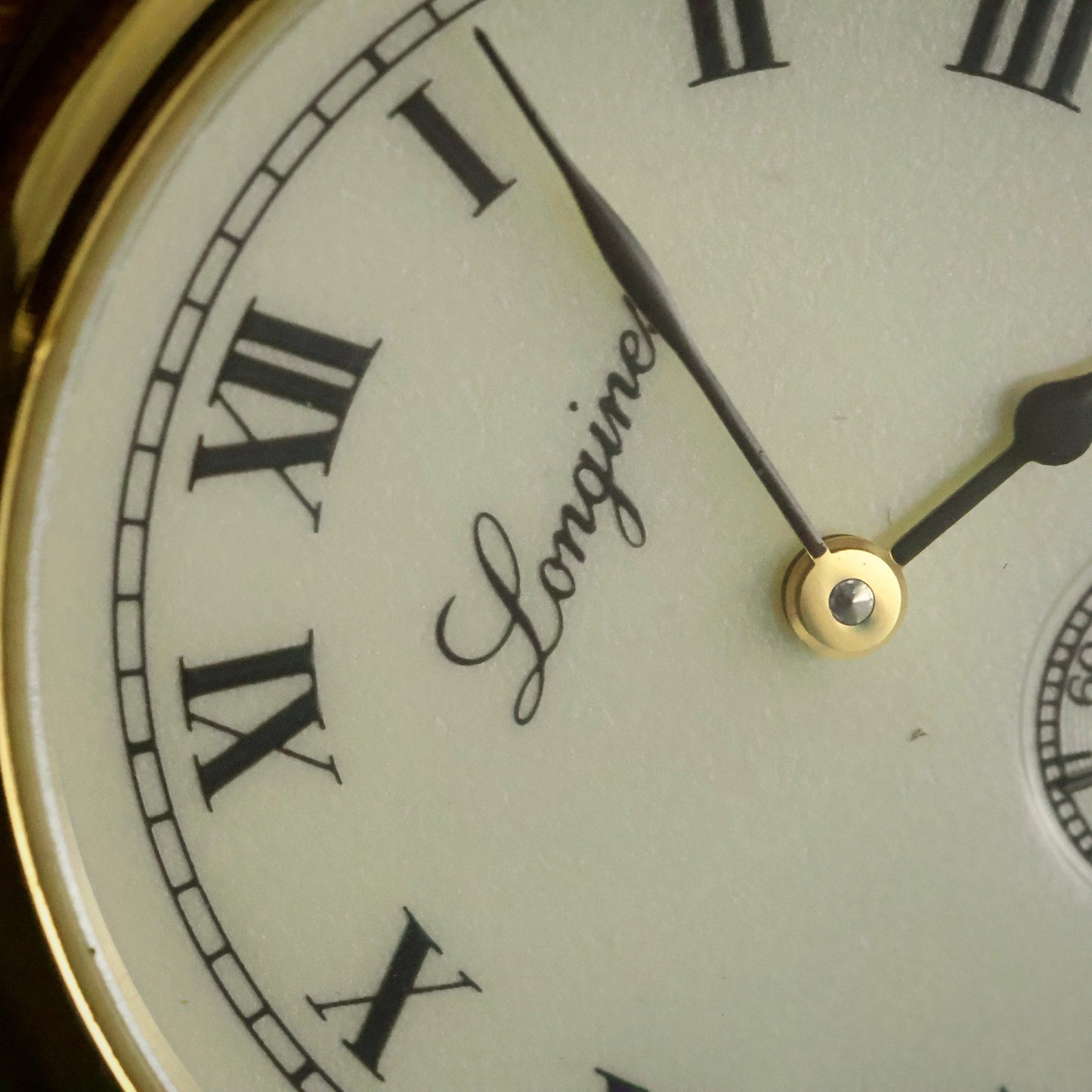 Longines Charleston | Roman Numeral Dial | Sub-Seconds | Gold Tone, view 4