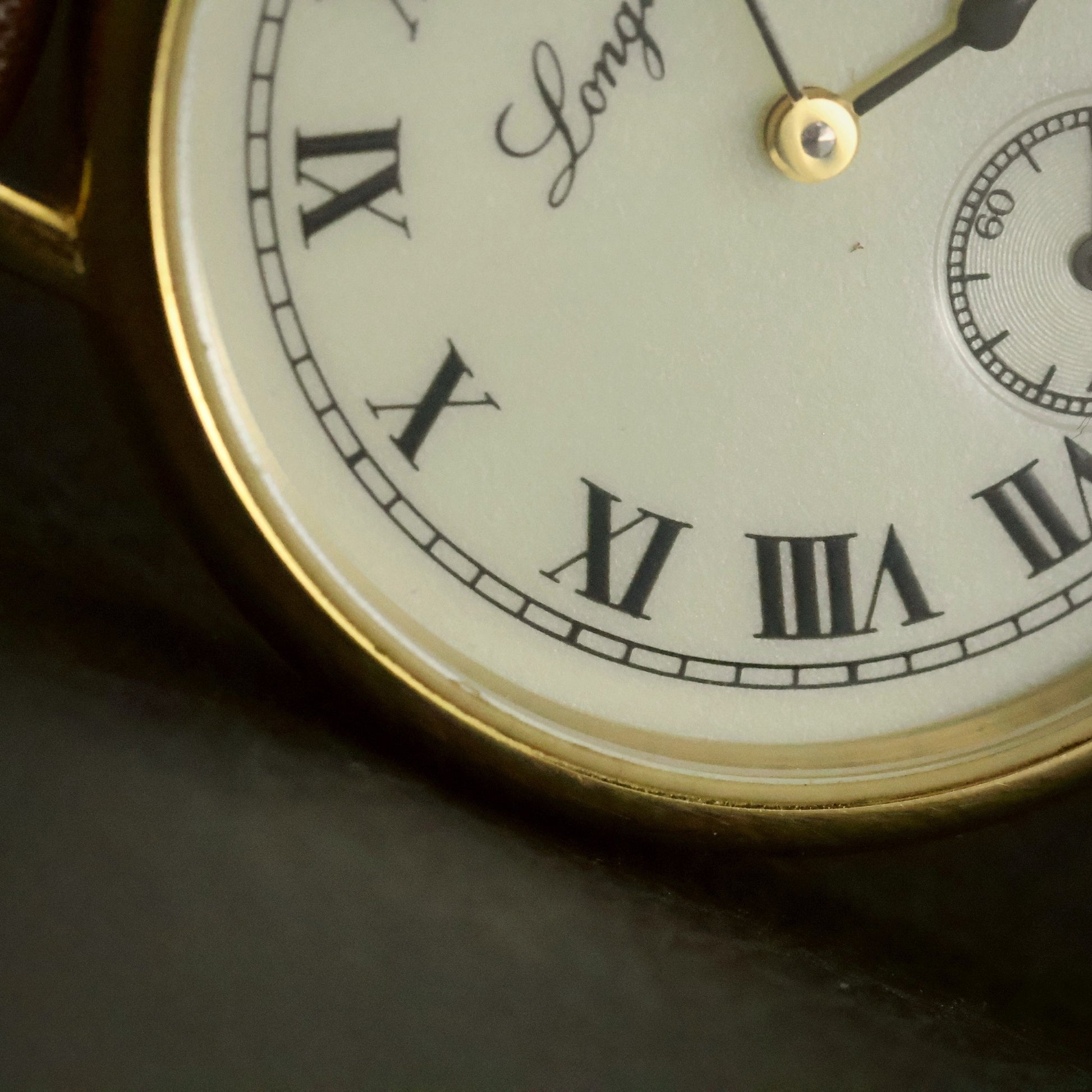 Longines Charleston | Roman Numeral Dial | Sub-Seconds | Gold Tone, view 8