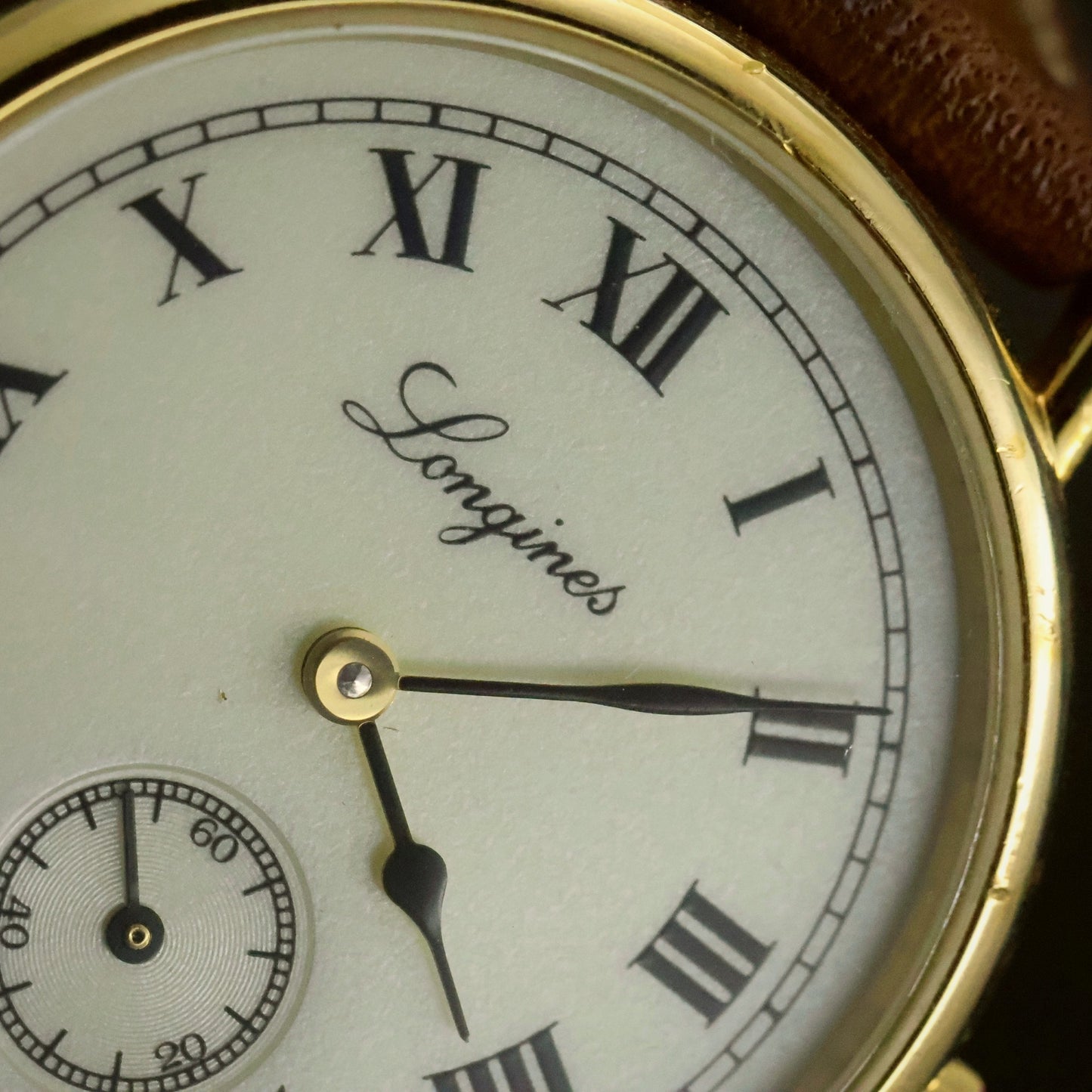 Longines Charleston | Roman Numeral Dial | Sub-Seconds | Gold Tone, view 14