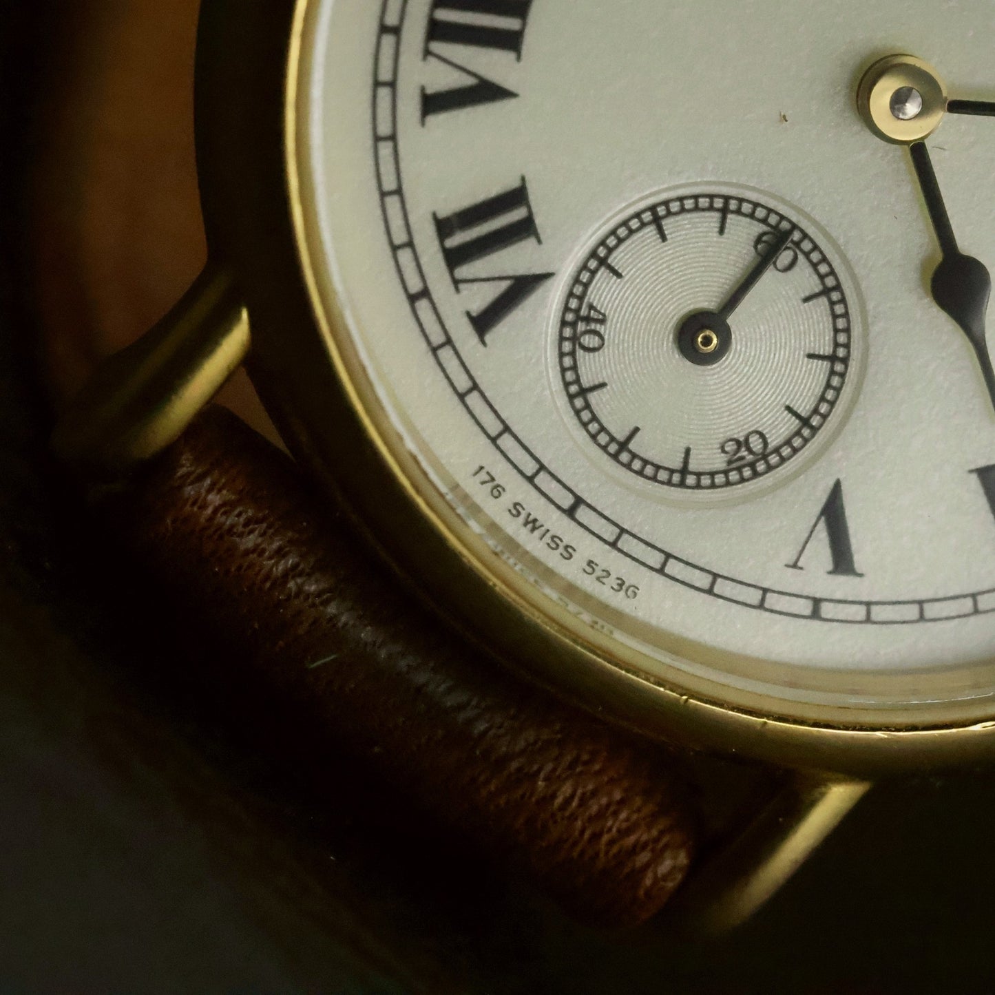 Longines Charleston | Roman Numeral Dial | Sub-Seconds | Gold Tone, view 15